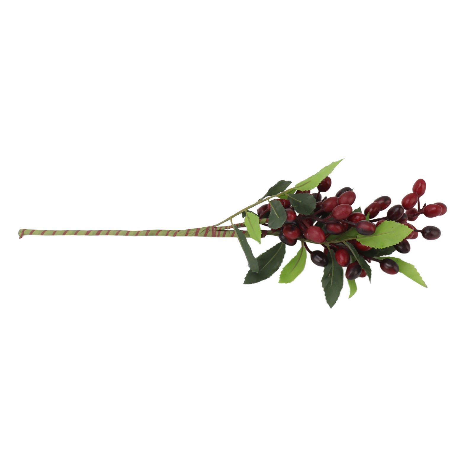 5PCS Artificial Berries Artificial Pip Berry Stems Decoration for Living Room Office Red - Image 4