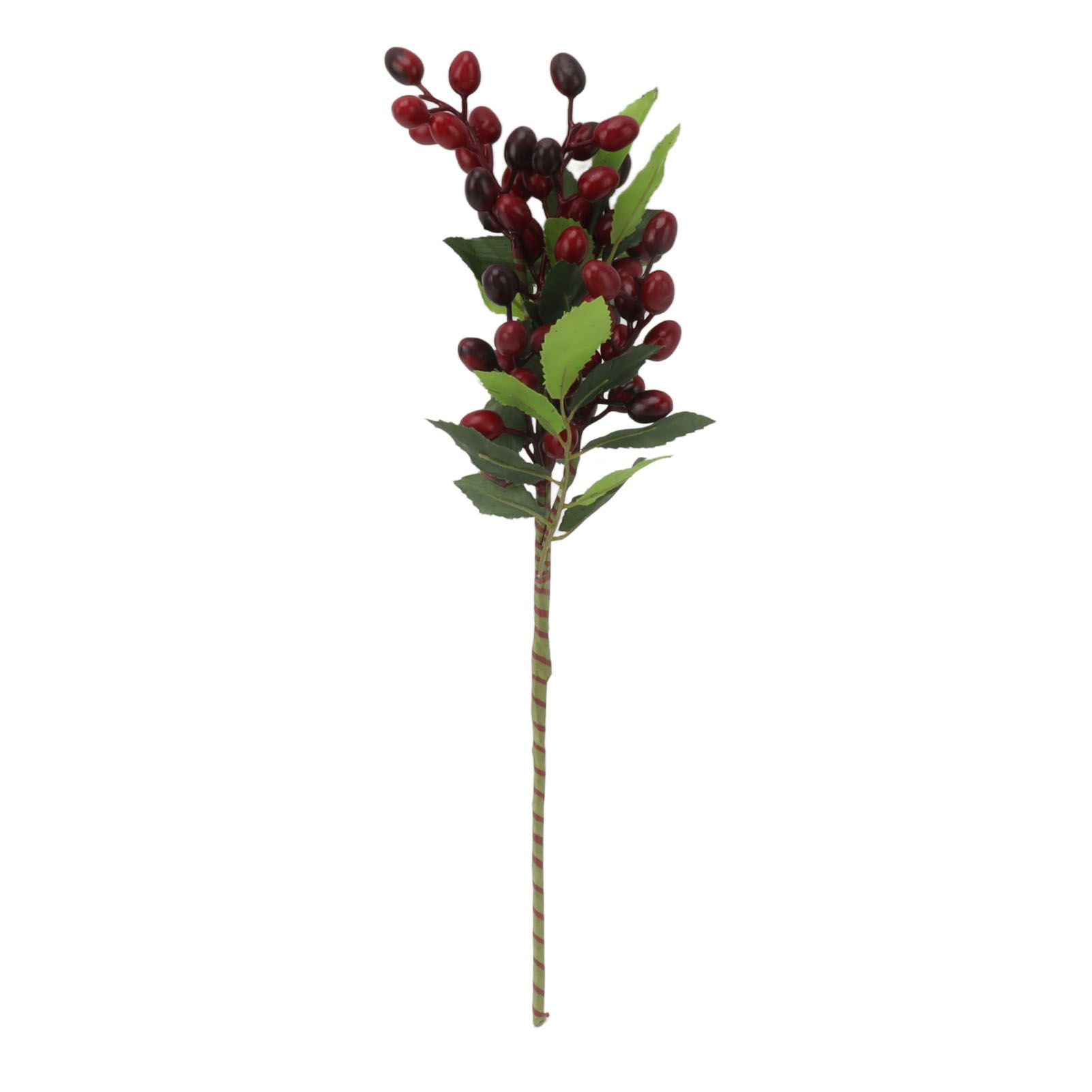 5PCS Artificial Berries Artificial Pip Berry Stems Decoration for Living Room Office Red - Image 5