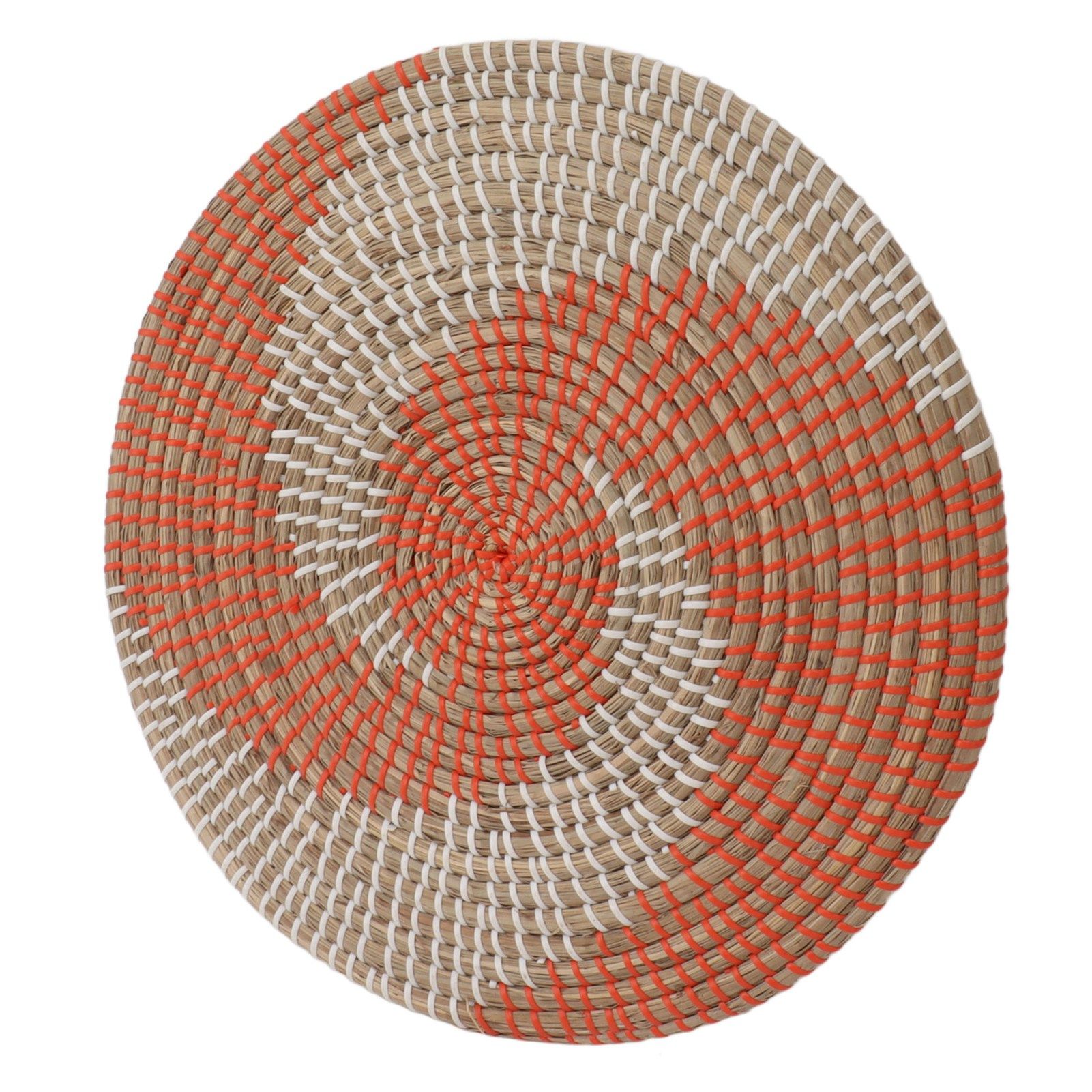 40CM Woven Wall Basket Decor Handmade Seagrass Versatile Bowl Insulation Hook Design Hanging Wall Decor for Living Room - Image 5