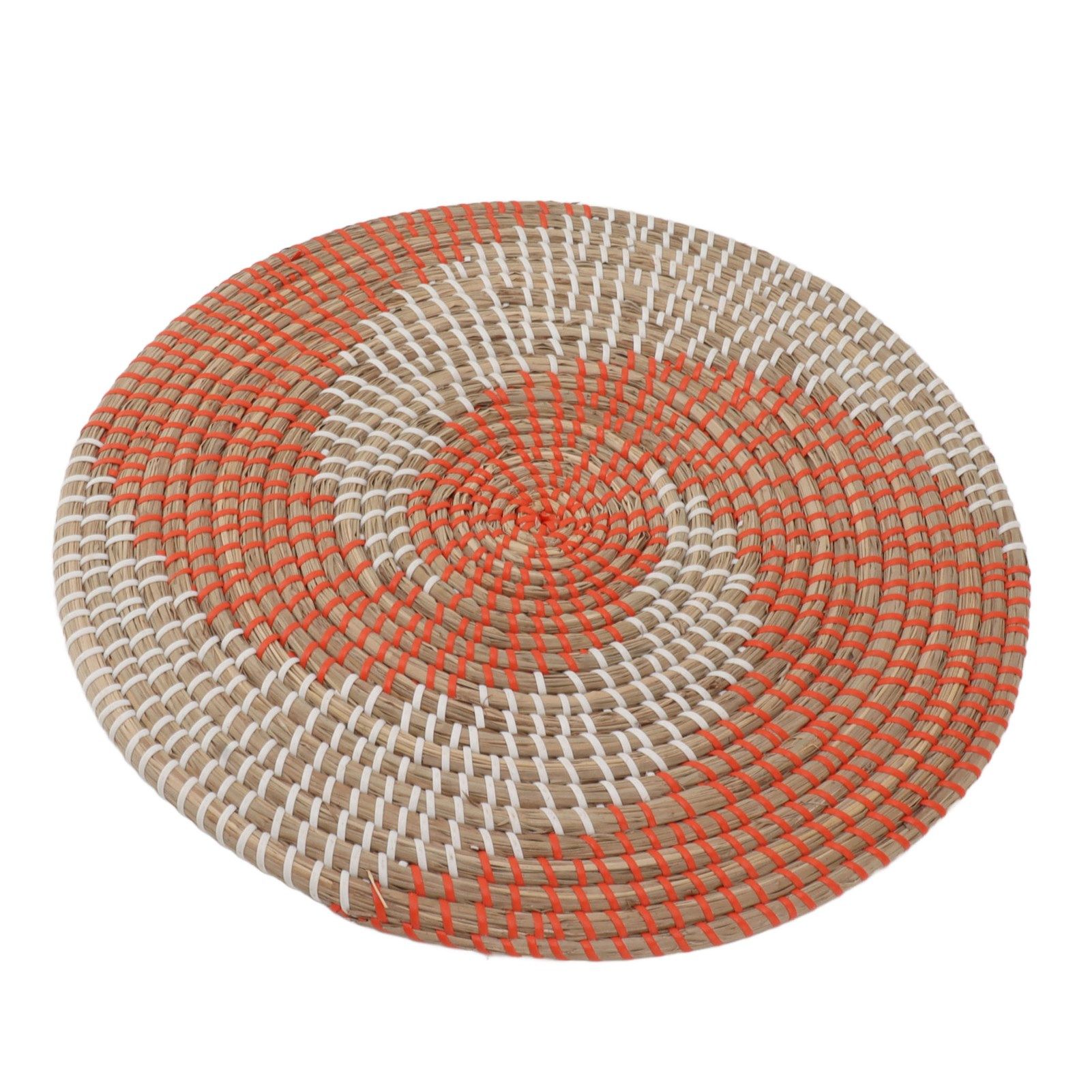 40CM Woven Wall Basket Decor Handmade Seagrass Versatile Bowl Insulation Hook Design Hanging Wall Decor for Living Room - Image 7