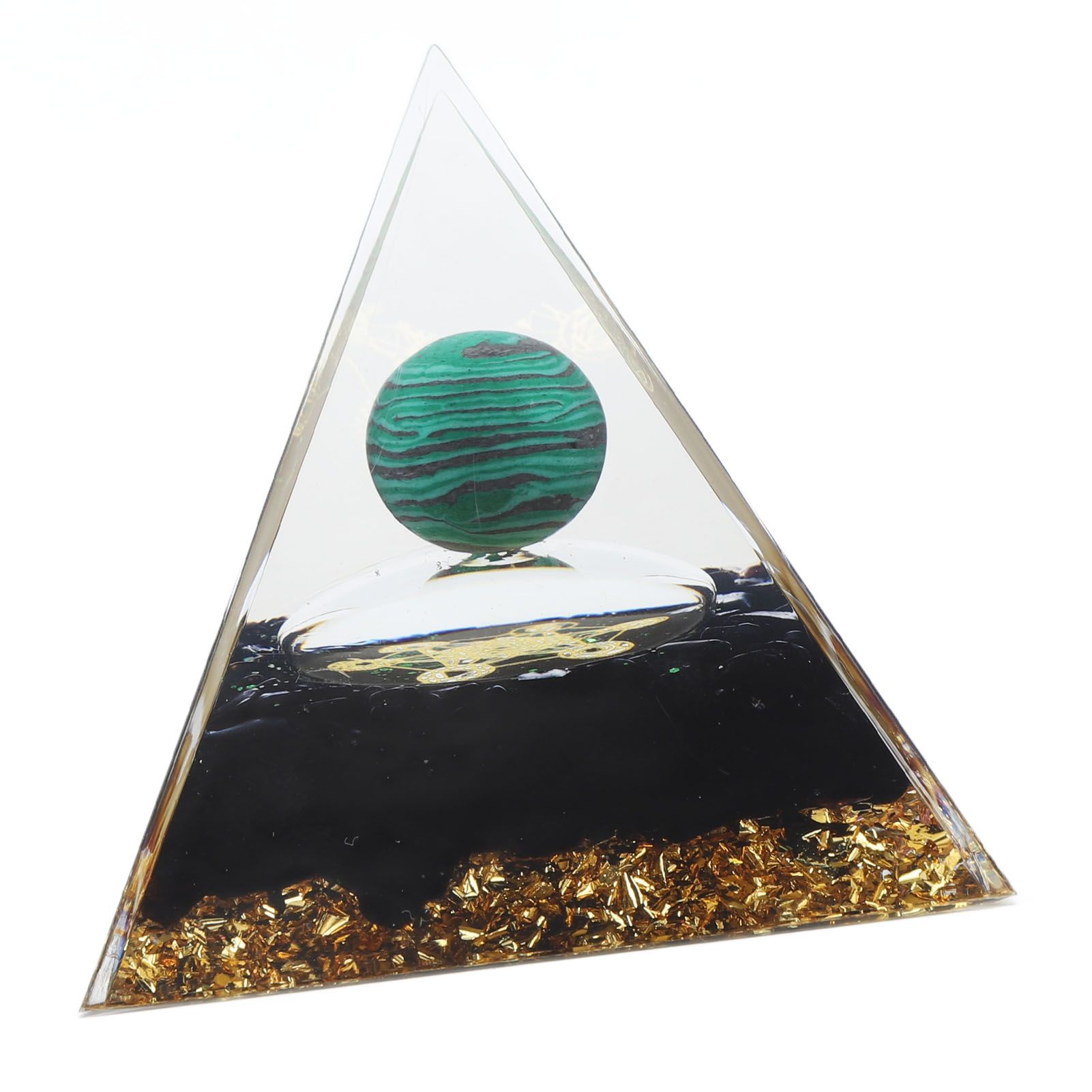 6cm Crystal Pyramid Unique Pure Natural Handmade Crystal Pyramid Ornament for Home Desktop - Image 3