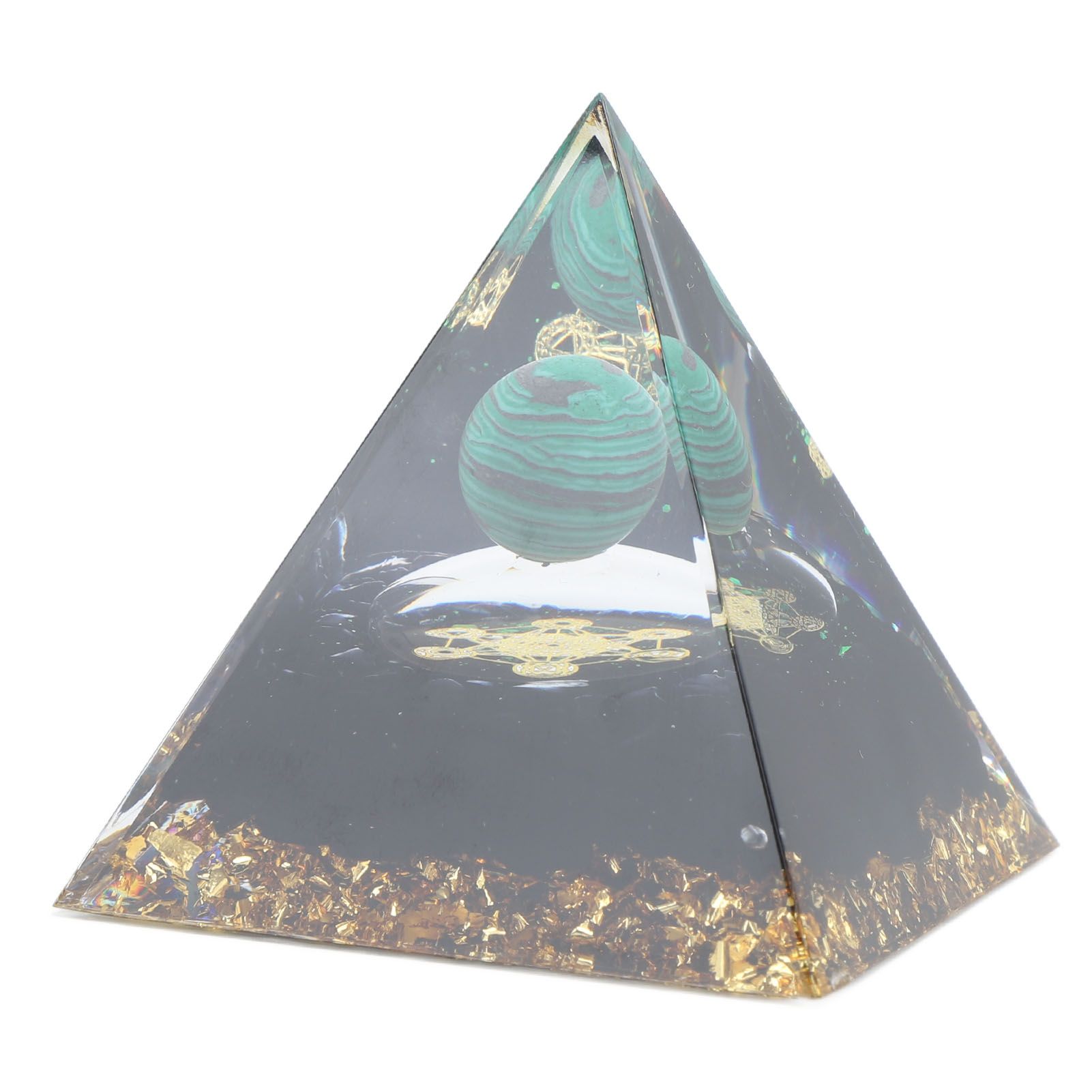 6cm Crystal Pyramid Unique Pure Natural Handmade Crystal Pyramid Ornament for Home Desktop - Image 8