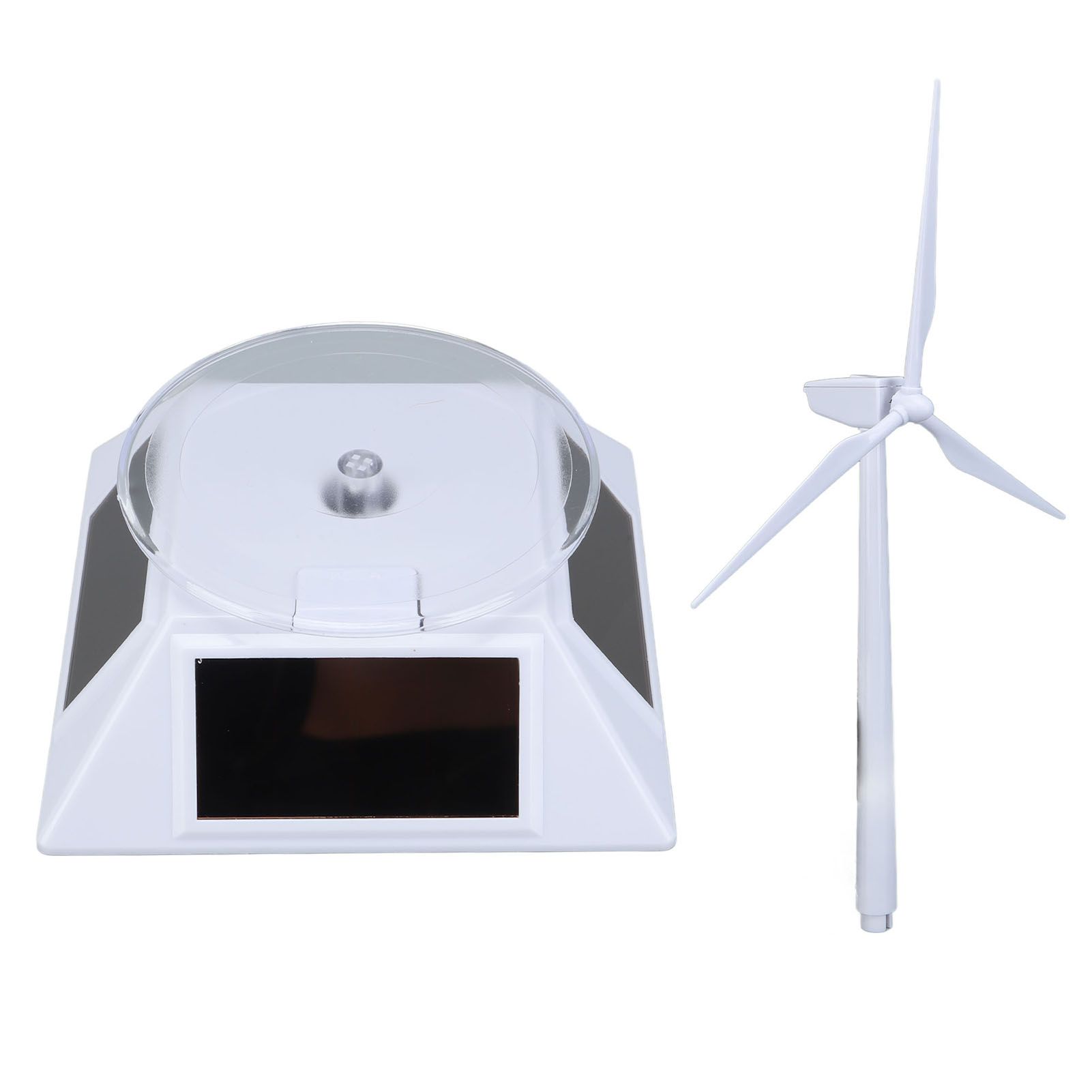 Solar Energy Wind Mill Toy Educational Decorative Dual Use Turbine Solar Powered Windmills for Kids Science Teaching - Image 3