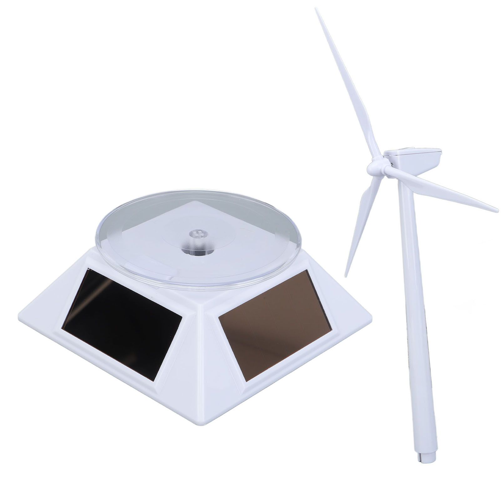 Solar Energy Wind Mill Toy Educational Decorative Dual Use Turbine Solar Powered Windmills for Kids Science Teaching - Image 7