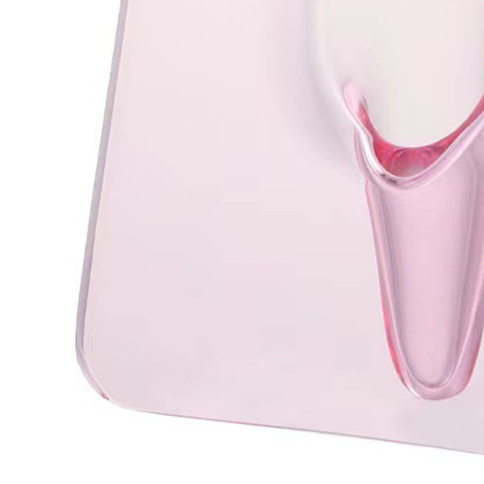 Art Photo Frame Vase Resin Multi Functional Hydroponic Flower Vase for Office Home Transparent Red - Image 7