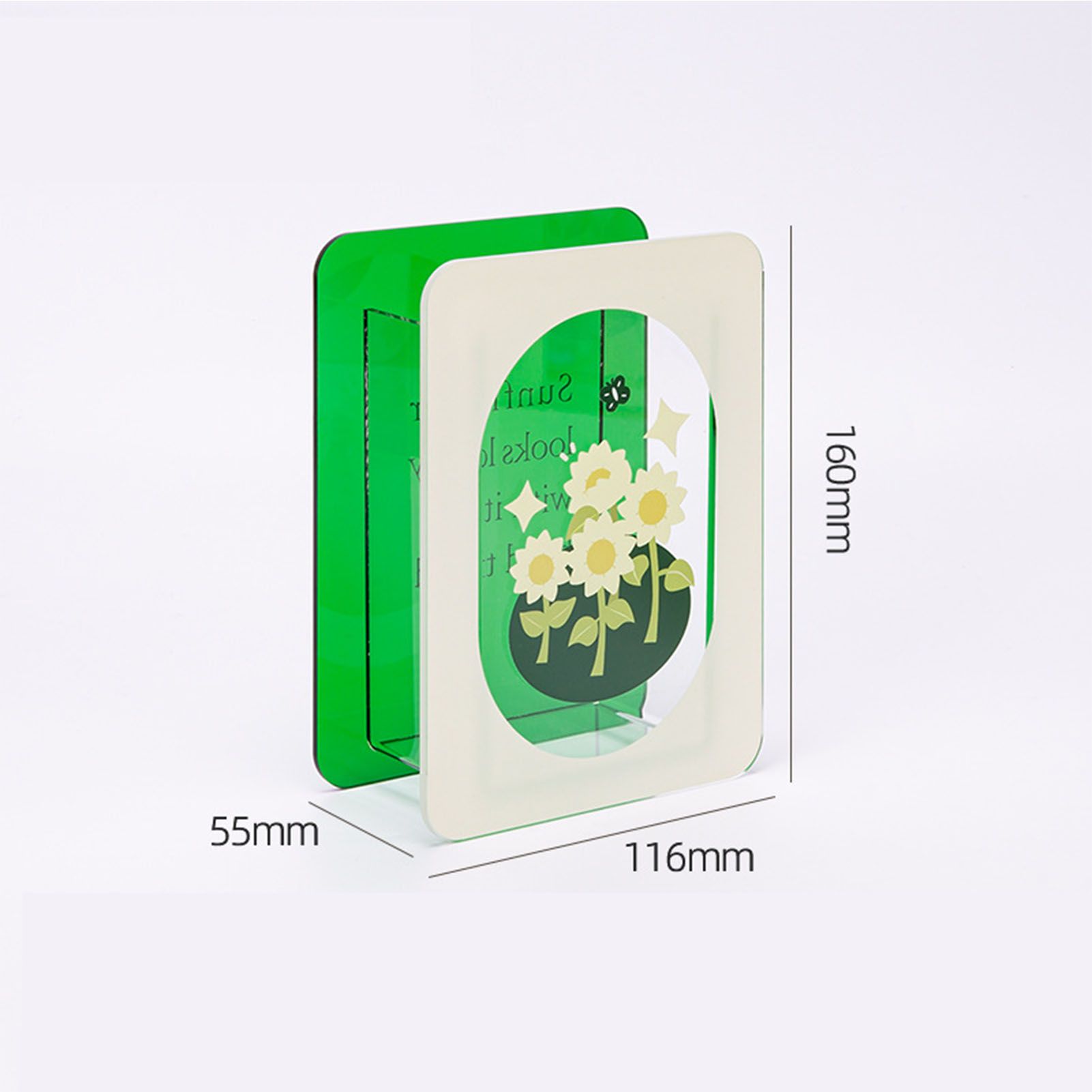 Acrylic Flower Vase Modern Bouquet Holder Clear Plant Floral Container Aesthetic Room Decor Sunflower - Image 5