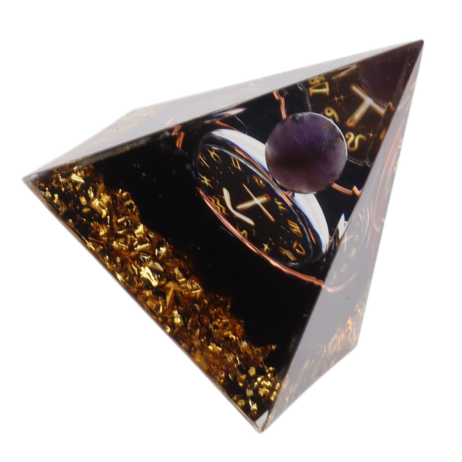 5cm Orgonite Pyramid for Positive Energy Healing Crystal Pyramid Meditation Orgonite Pyramids Chakra Zodiac Energy Generator Sagittarius - Image 7