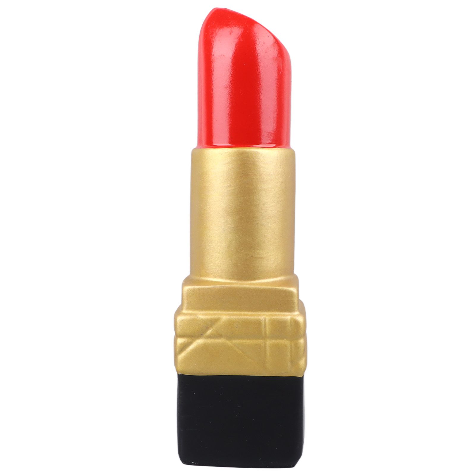 Creative Lipstick Shape Vase Beautiful Resin Exquisite Realistic Lipstick Shape Decorative Vase for Book Shop Coffee Shop Gold - Image 5