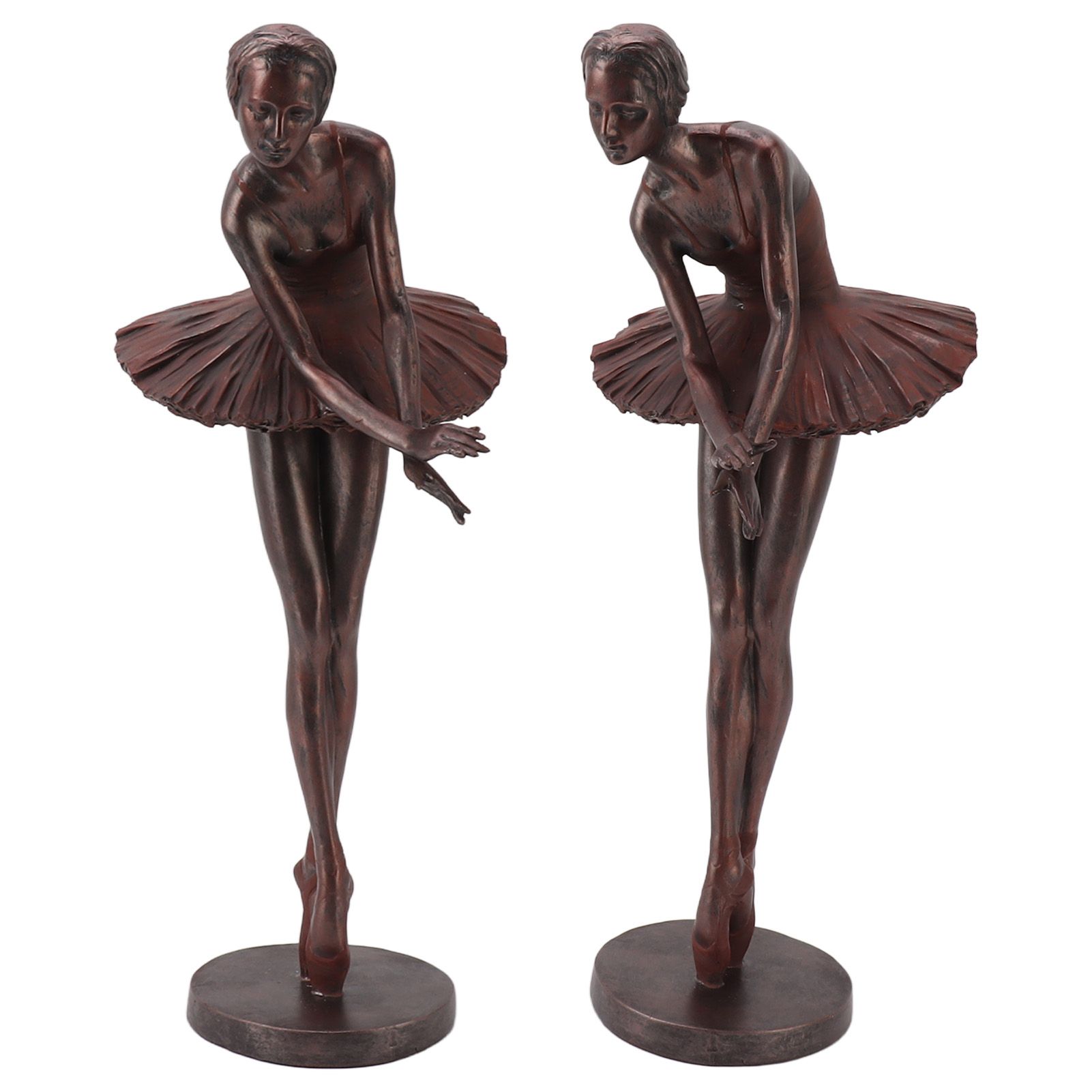 Ballet Dancer Statue Exquisite Resin Ballet Dancer Figurines for Desk Bookshelf Dinning Table Decoration - Image 8