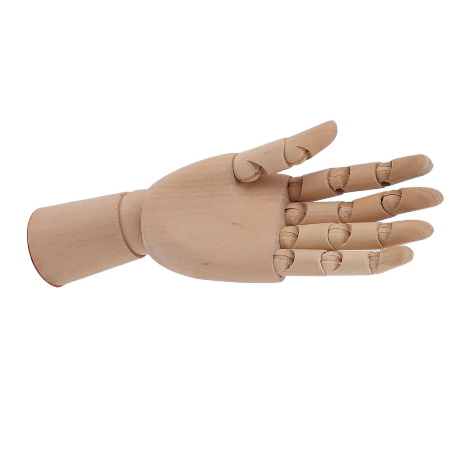 Flexible Wooden Hand Model Moveable Wooden Artists Manikin Hand Figure Hand Model for Sketching Drawing Painting 7116A 0101 Left Hand Small - Image 7