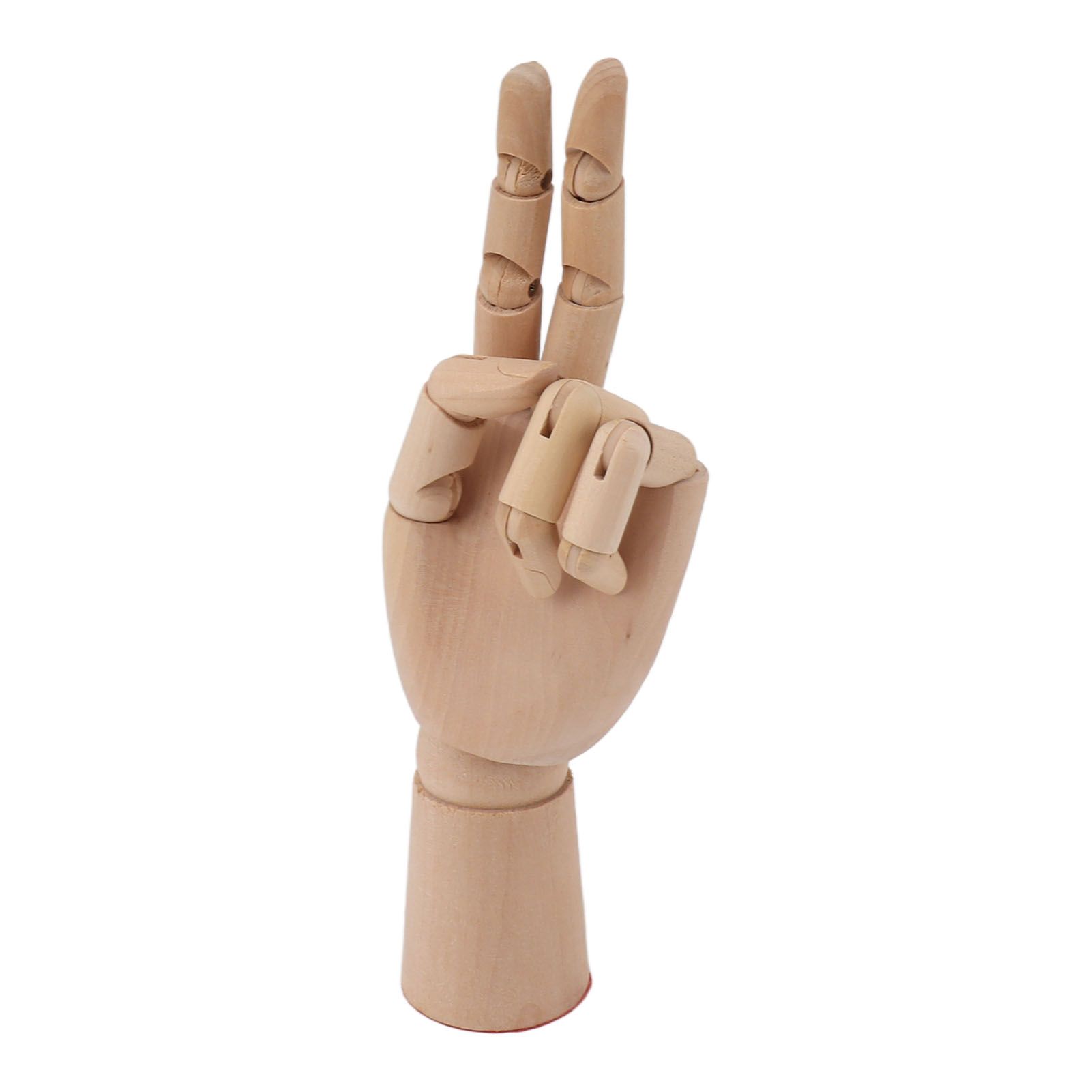 Flexible Wooden Hand Model Moveable Wooden Artists Manikin Hand Figure Hand Model for Sketching Drawing Painting 7116A 0101 Left Hand Small - Image 8