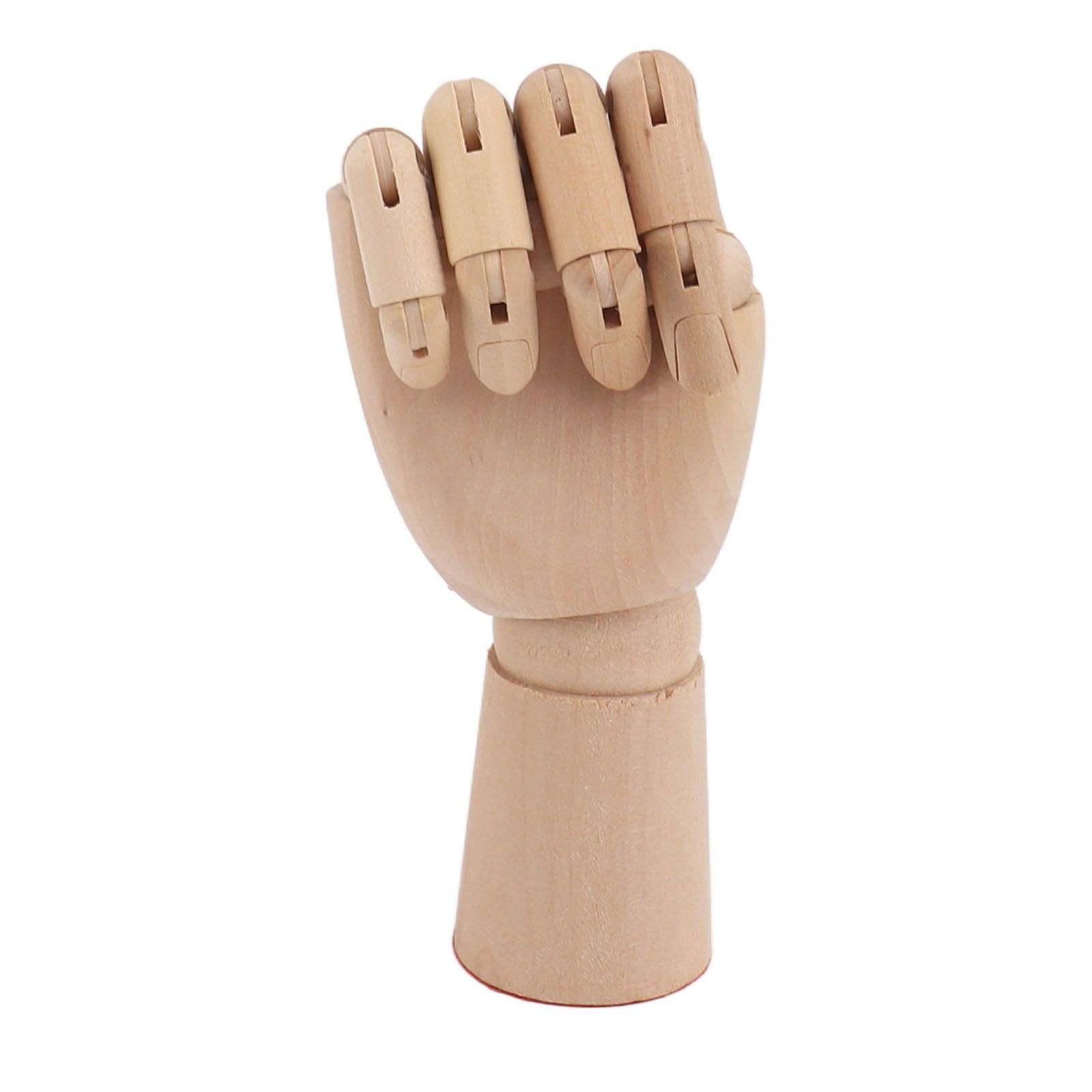 Flexible Wooden Hand Model Moveable Wooden Artists Manikin Hand Figure Hand Model for Sketching Drawing Painting 7116A 0201 Right Hand Small - Image 6