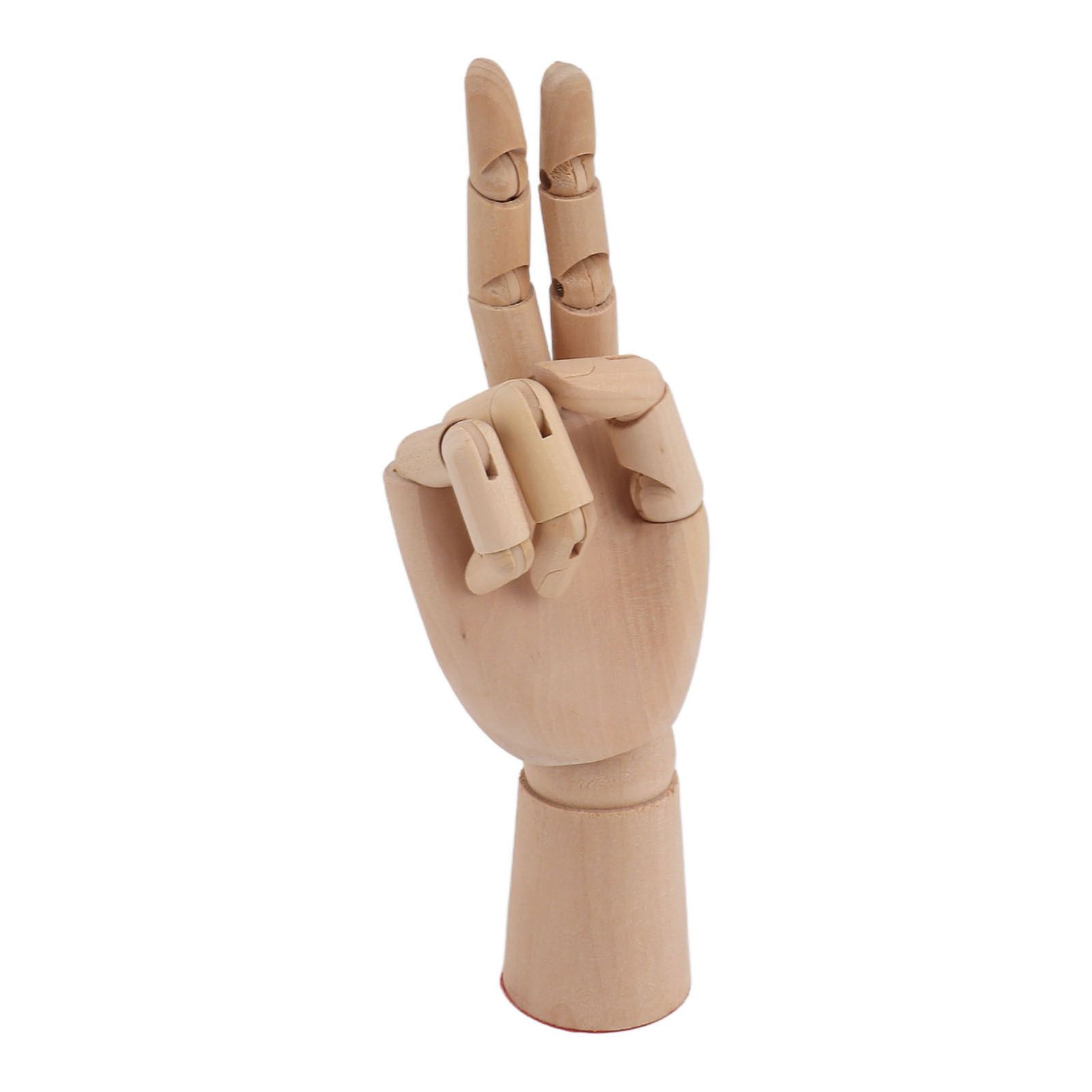 Flexible Wooden Hand Model Moveable Wooden Artists Manikin Hand Figure Hand Model for Sketching Drawing Painting 7116A 0201 Right Hand Small - Image 7