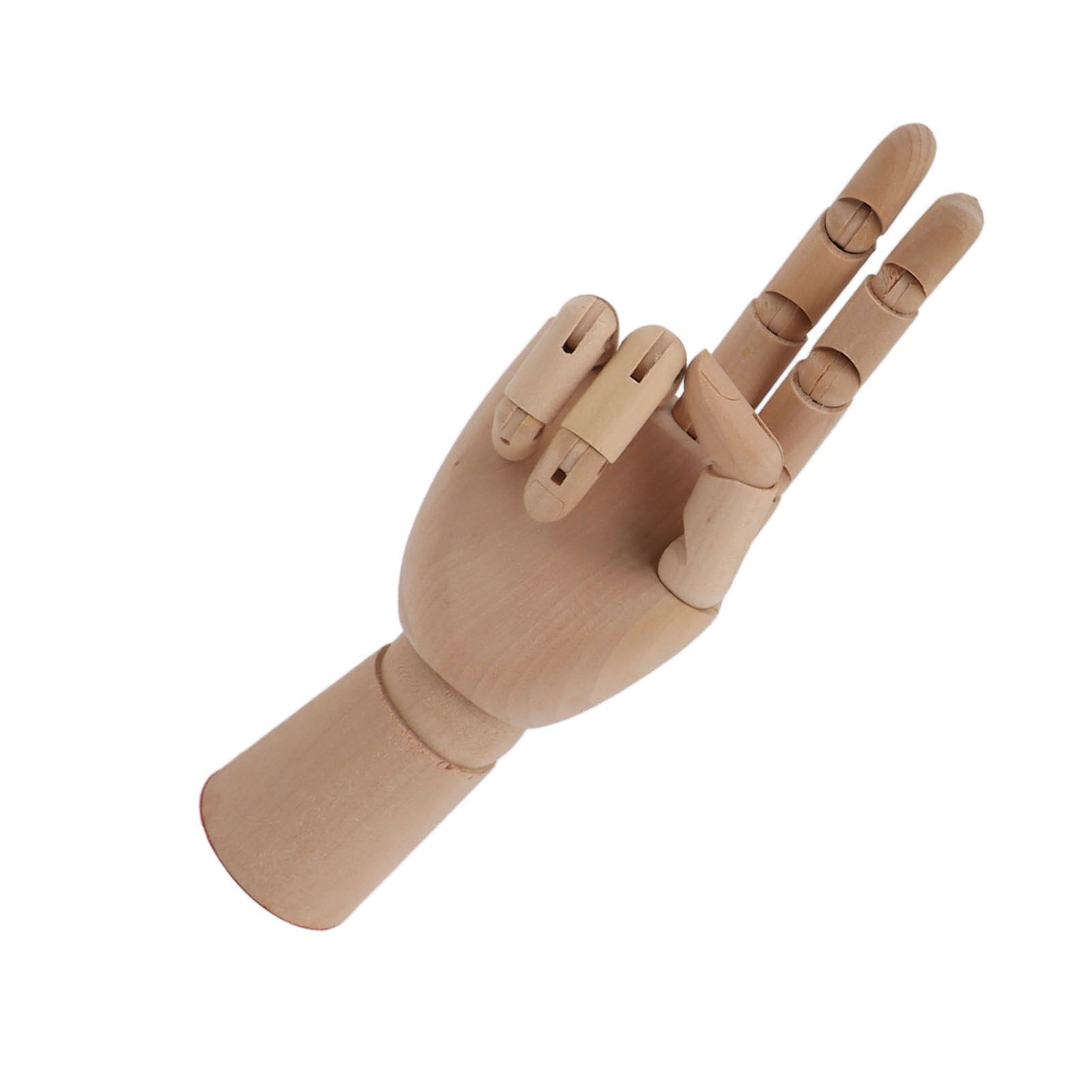 Flexible Wooden Hand Model Moveable Wooden Artists Manikin Hand Figure Hand Model for Sketching Drawing Painting 7116A 0201 Right Hand Small - Image 8