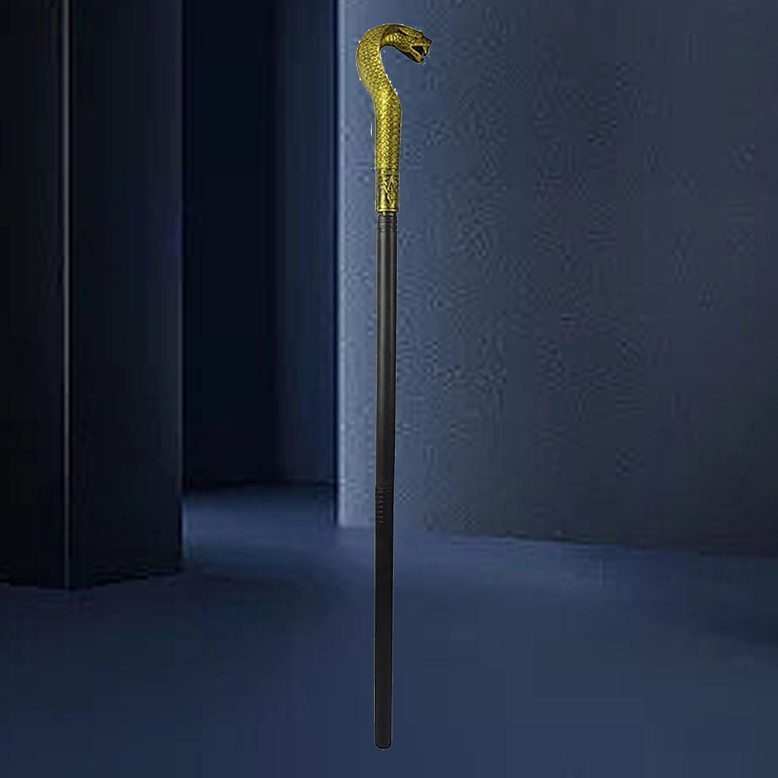 Mystical Pharaoh Accessory Ancient Egyptian Style Staff Scepter Costume Accessory Prop for Halloween Dress Up Parties Golden Snake Head - Image 6