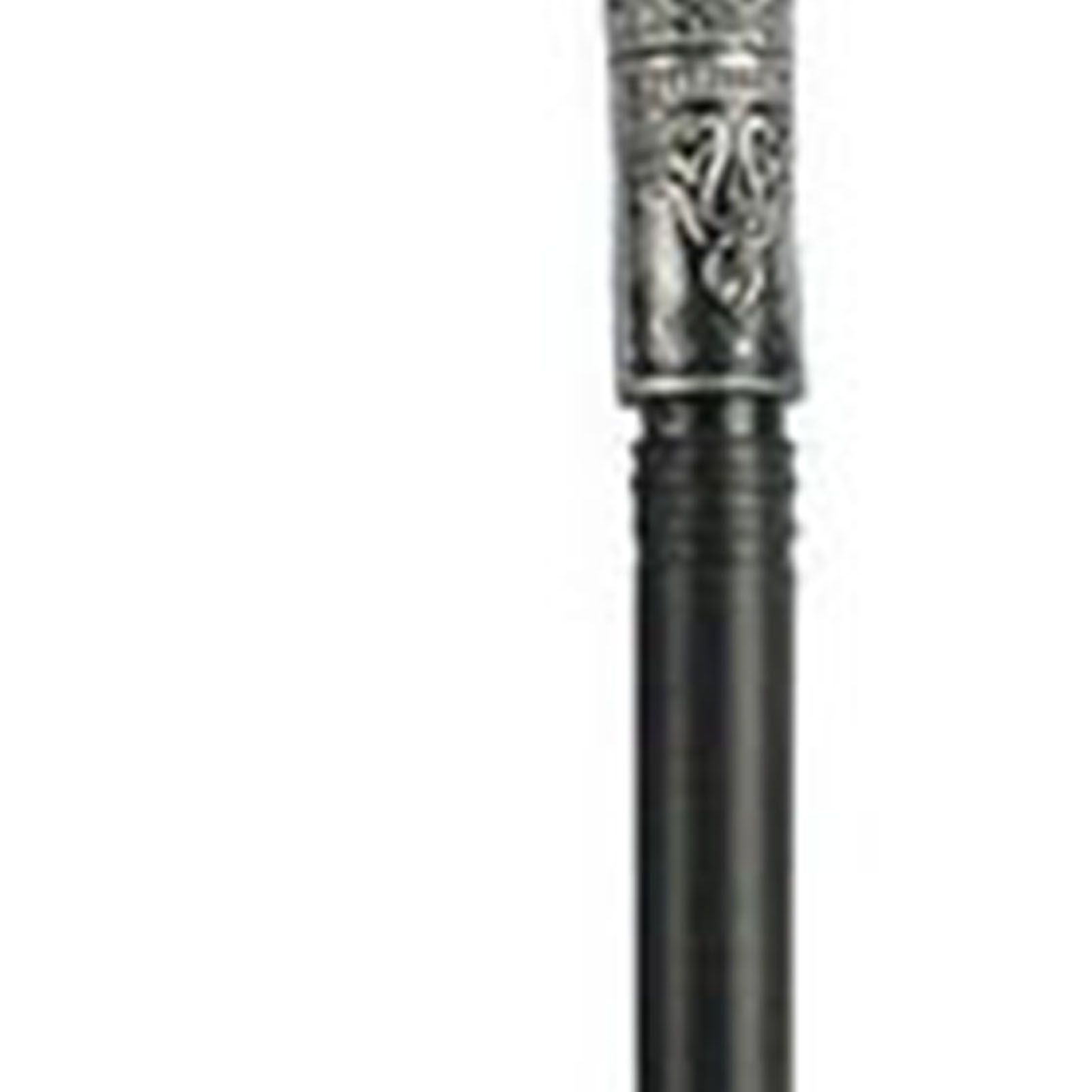 Mystical Pharaoh Accessory Ancient Egyptian Style Staff Scepter Costume Accessory Prop for Halloween Dress Up Parties Silver Snake Head - Image 8