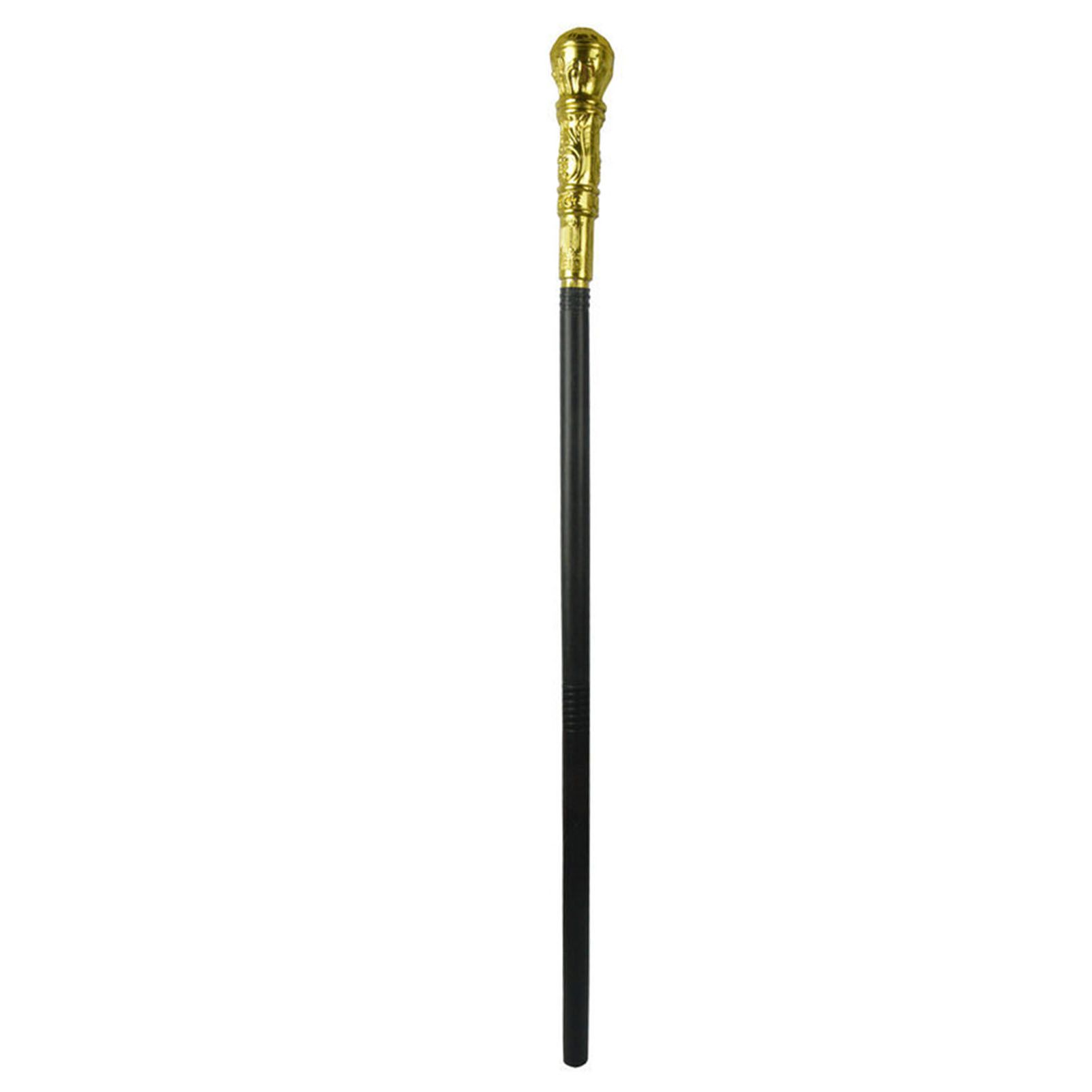 Mystical Pharaoh Accessory Ancient Egyptian Style Staff Scepter Costume Accessory Prop for Halloween Dress Up Parties Golden Round Head - Image 2
