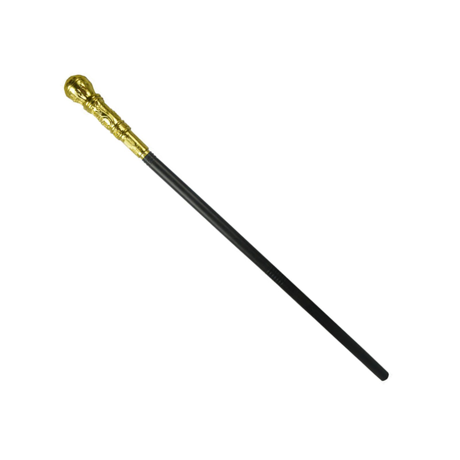 Mystical Pharaoh Accessory Ancient Egyptian Style Staff Scepter Costume Accessory Prop for Halloween Dress Up Parties Golden Round Head - Image 3