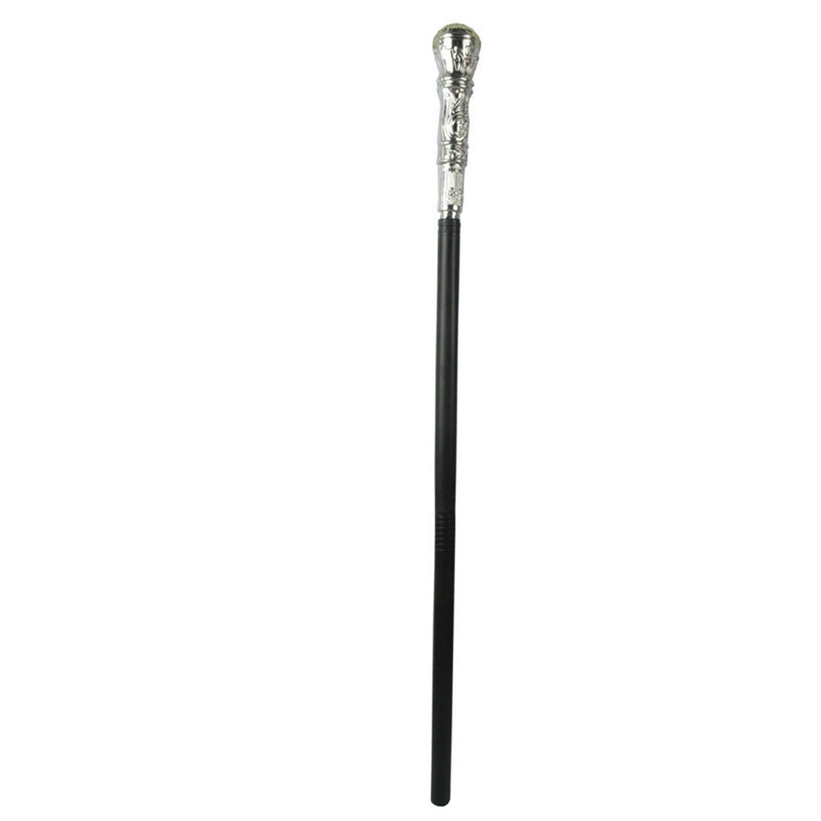 Mystical Pharaoh Accessory Ancient Egyptian Style Staff Scepter Costume Accessory Prop for Halloween Dress Up Parties Silver Round Head - Image 2
