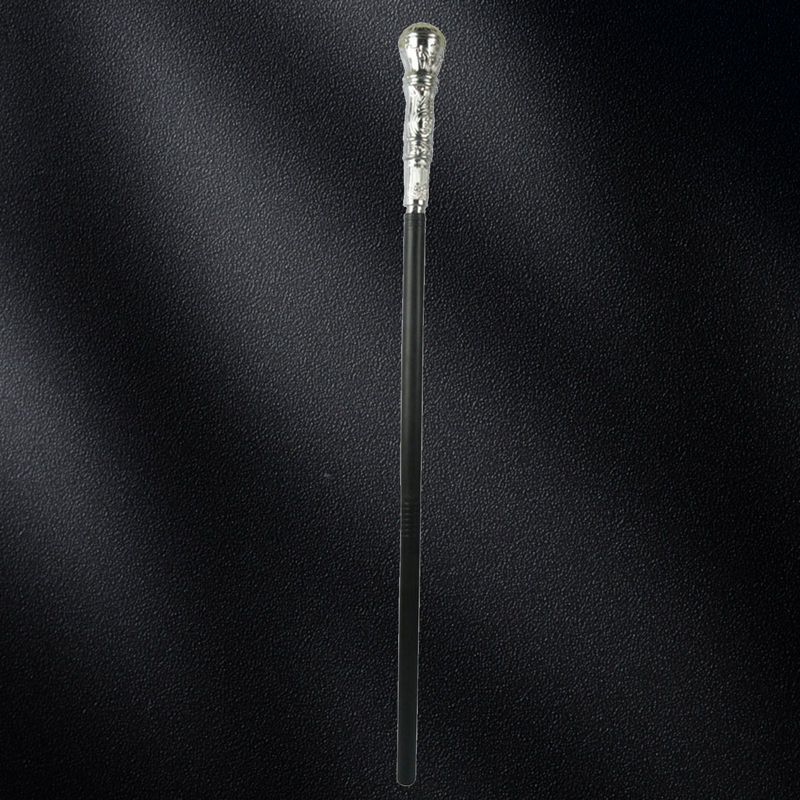 Mystical Pharaoh Accessory Ancient Egyptian Style Staff Scepter Costume Accessory Prop for Halloween Dress Up Parties Silver Round Head - Image 5