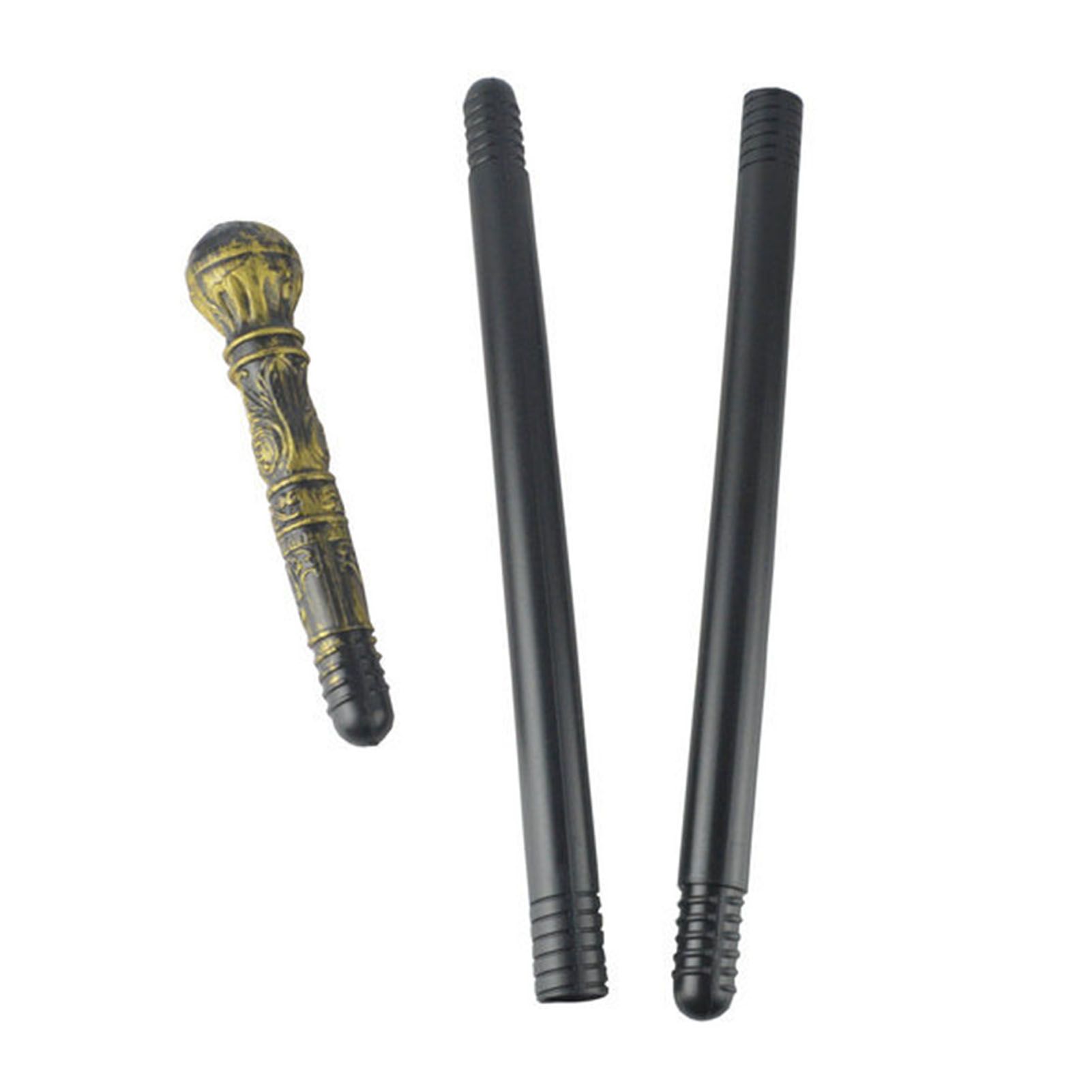 Mystical Pharaoh Accessory Ancient Egyptian Style Staff Scepter Costume Accessory Prop for Halloween Dress Up Parties Golden Bronze Round Head - Image 1