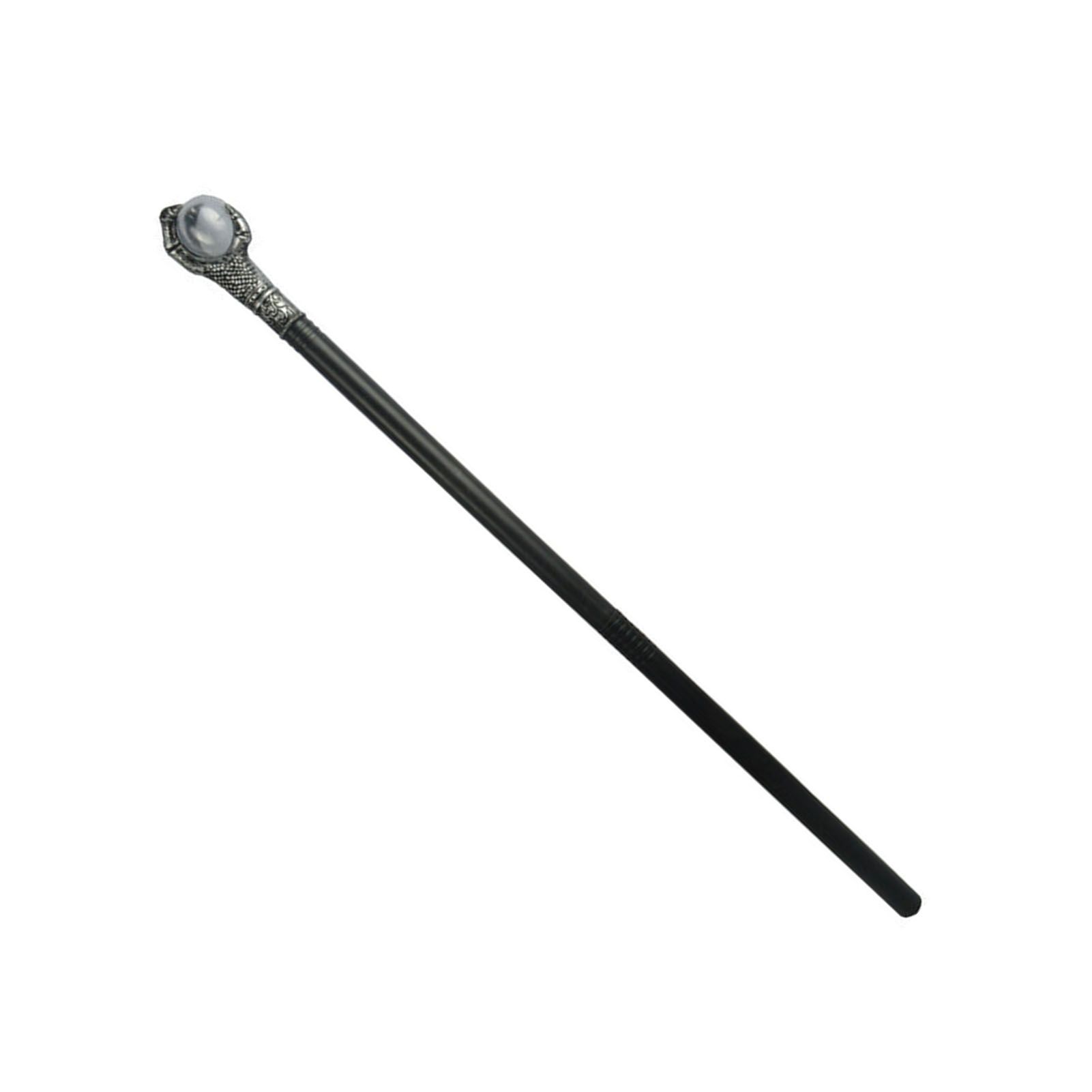 Mystical Pharaoh Accessory Ancient Egyptian Style Staff Scepter Costume Accessory Prop for Halloween Dress Up Parties Golden Bronze Round Head - Image 3