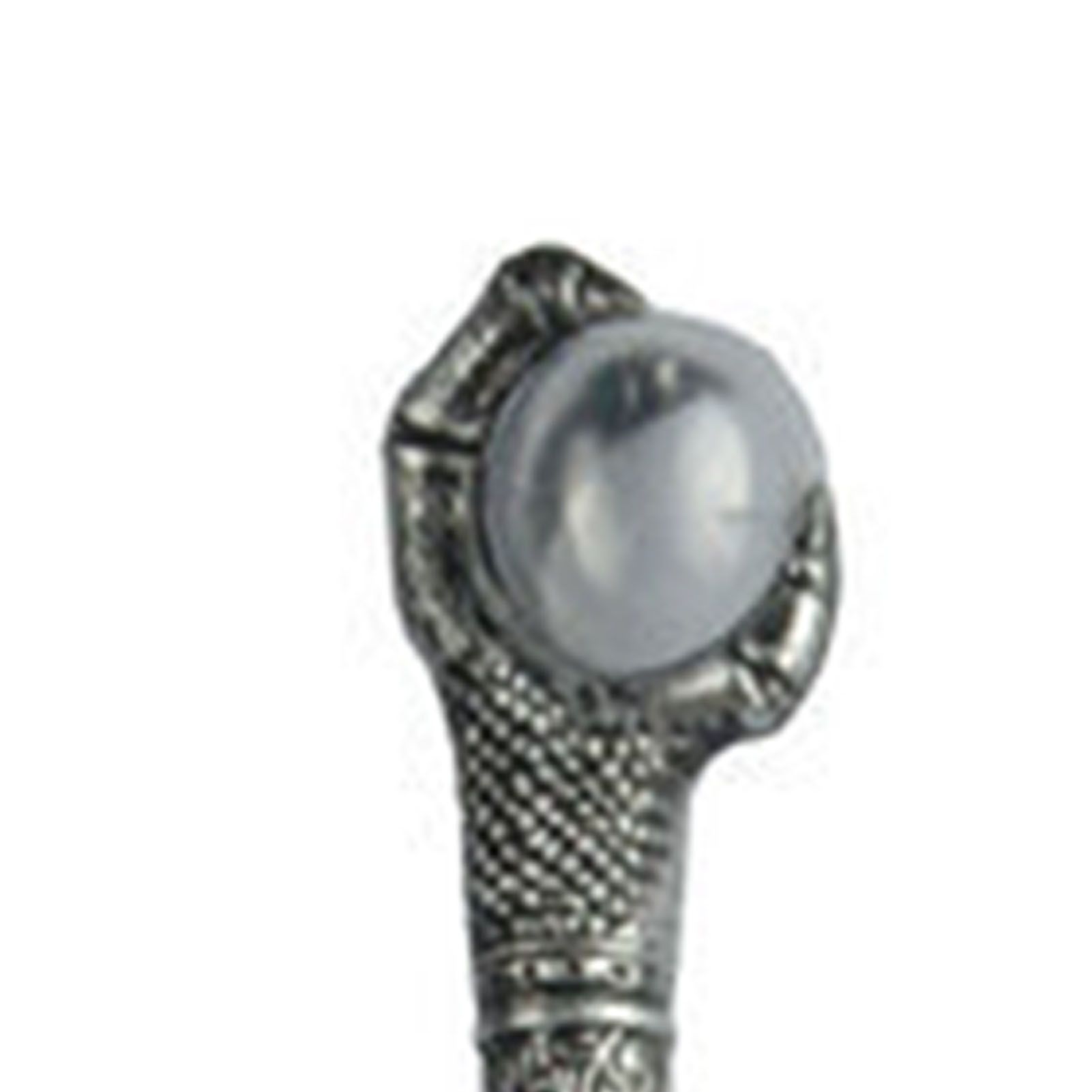 Mystical Pharaoh Accessory Ancient Egyptian Style Staff Scepter Costume Accessory Prop for Halloween Dress Up Parties Silver Claw - Image 8