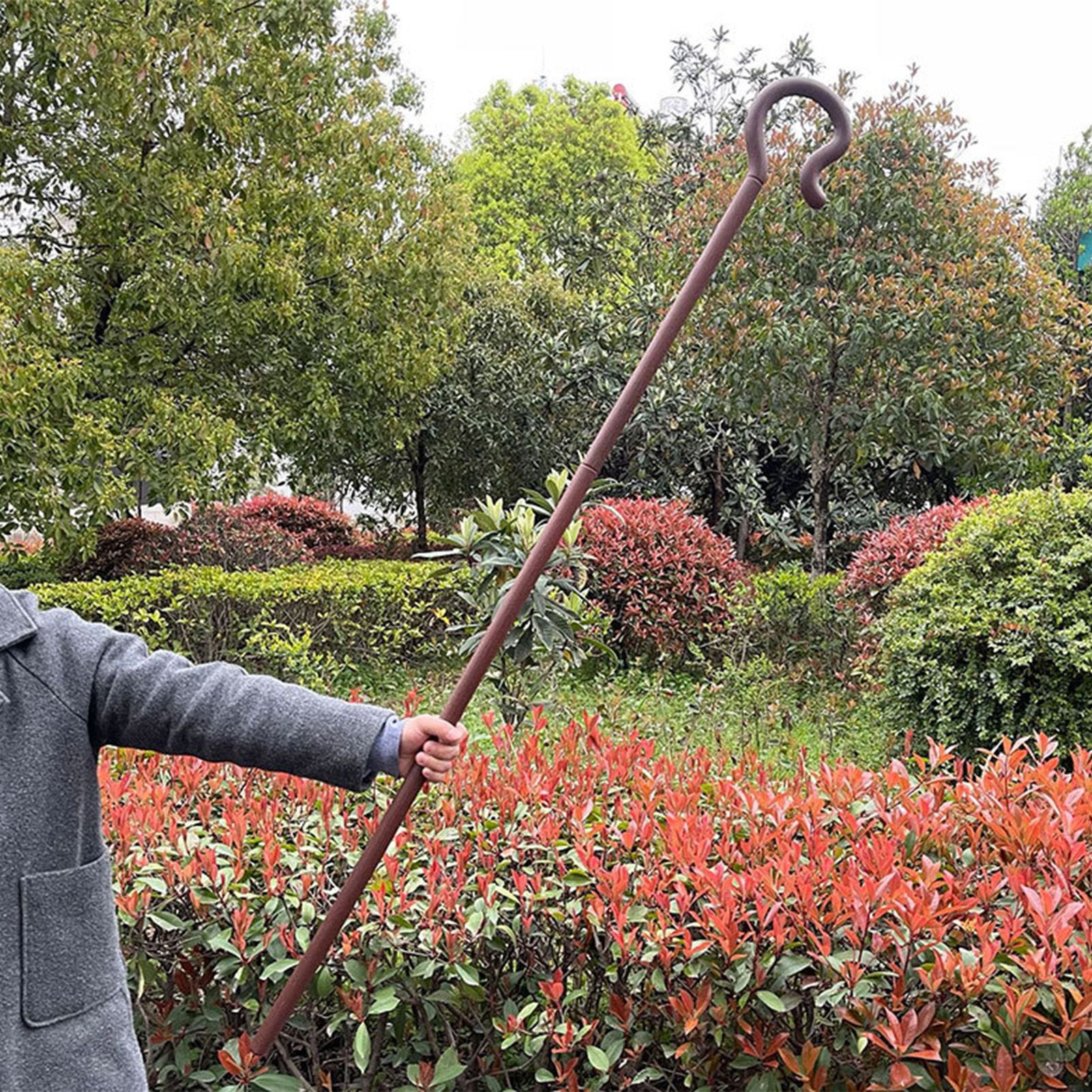 Egypt Pharaoh Scepter Shepherd Costume Crook Staff Halloween Crutch Stick Cosplay Decoration Cane Prop Wand Decorative Plastic Party Crutch - Image 6