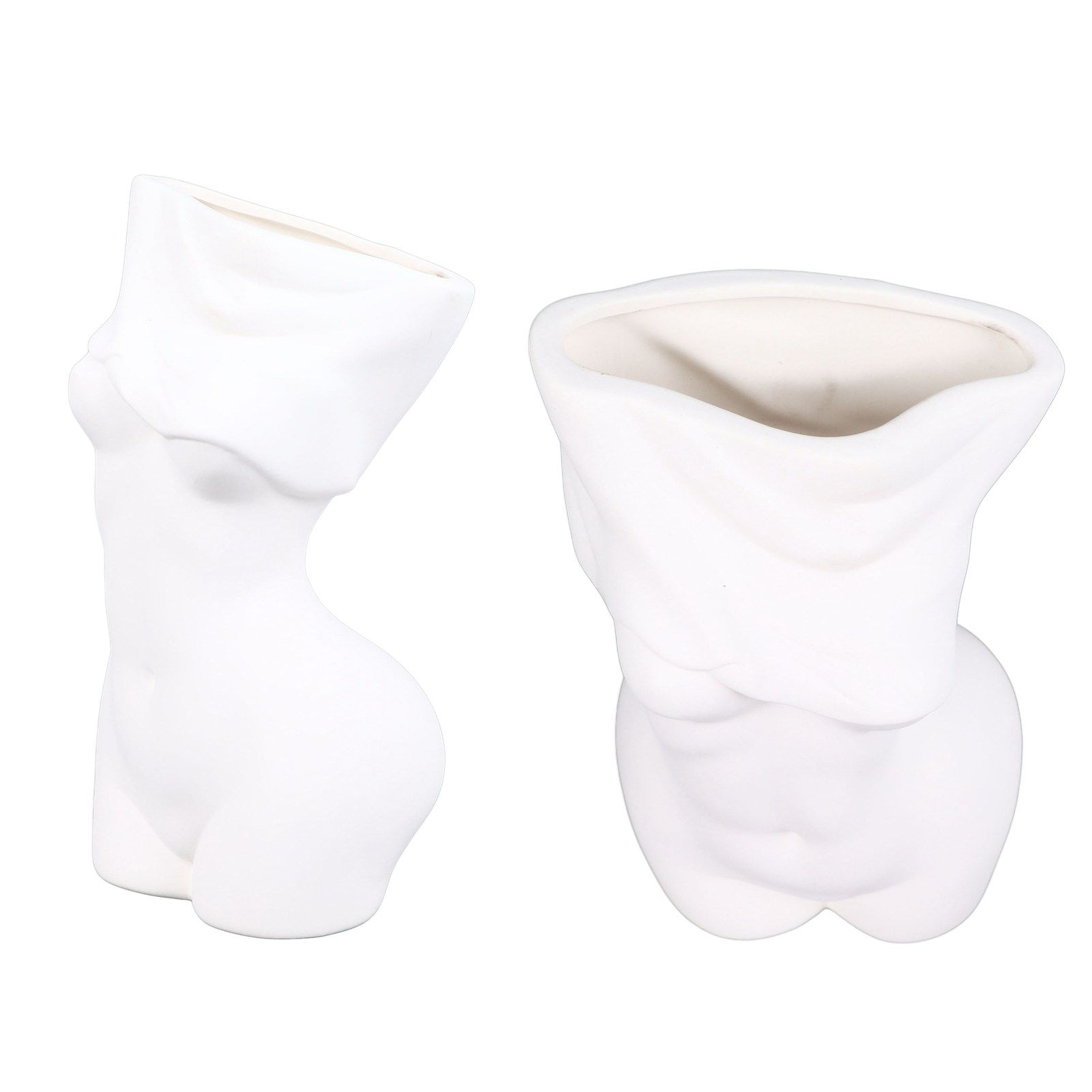 Feminine Body Vase Ceramic Modern Decorative Feminine Curve Flower Vase for Bedroom Living Room Bathroom Office Table - Image 6