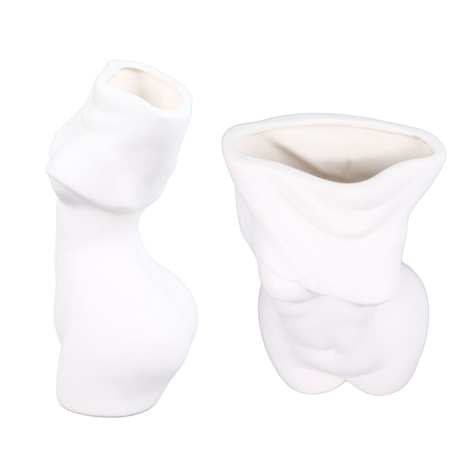 Feminine Body Vase Ceramic Modern Decorative Feminine Curve Flower Vase for Bedroom Living Room Bathroom Office Table - Image 7
