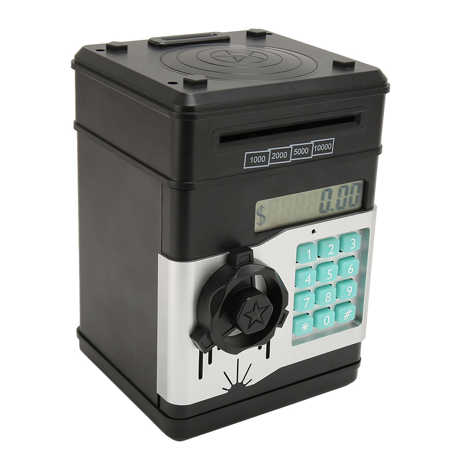 Electronic Coin Money Bank Piggy Bank Cash Coin Can ATM Bank Birthday Halloween Christmas Gifts Boys Girls Children Toys Second Generation USD - Image 2