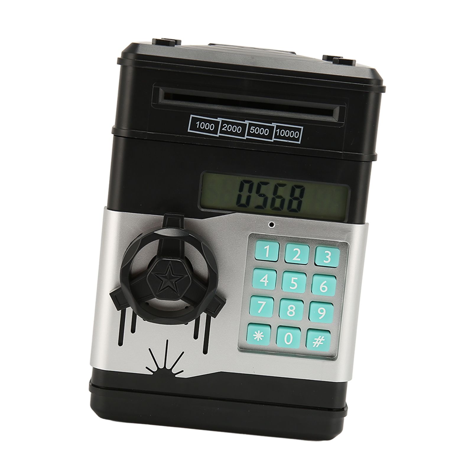 Electronic Coin Money Bank Piggy Bank Cash Coin Can ATM Bank Birthday Halloween Christmas Gifts Boys Girls Children Toys Second Generation USD - Image 4