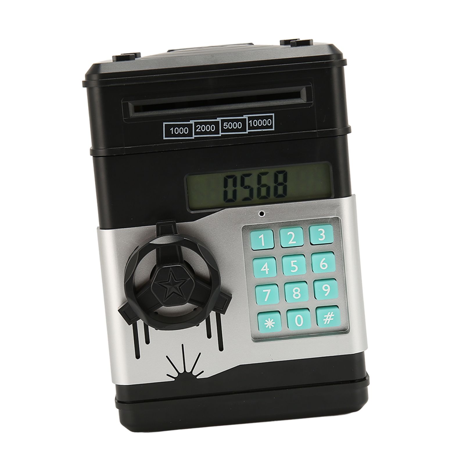 Electronic Coin Money Bank Piggy Bank Cash Coin Can ATM Bank Birthday Halloween Christmas Gifts Boys Girls Children Toys Second Generation USD - Image 5