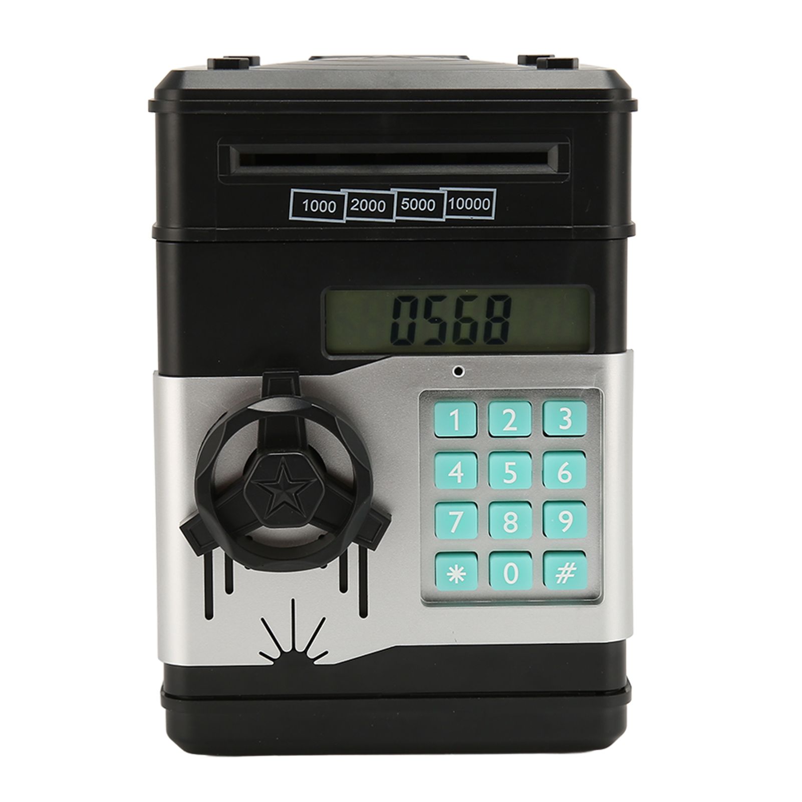 Electronic Coin Money Bank Piggy Bank Cash Coin Can ATM Bank Birthday Halloween Christmas Gifts Boys Girls Children Toys Second Generation USD - Image 6