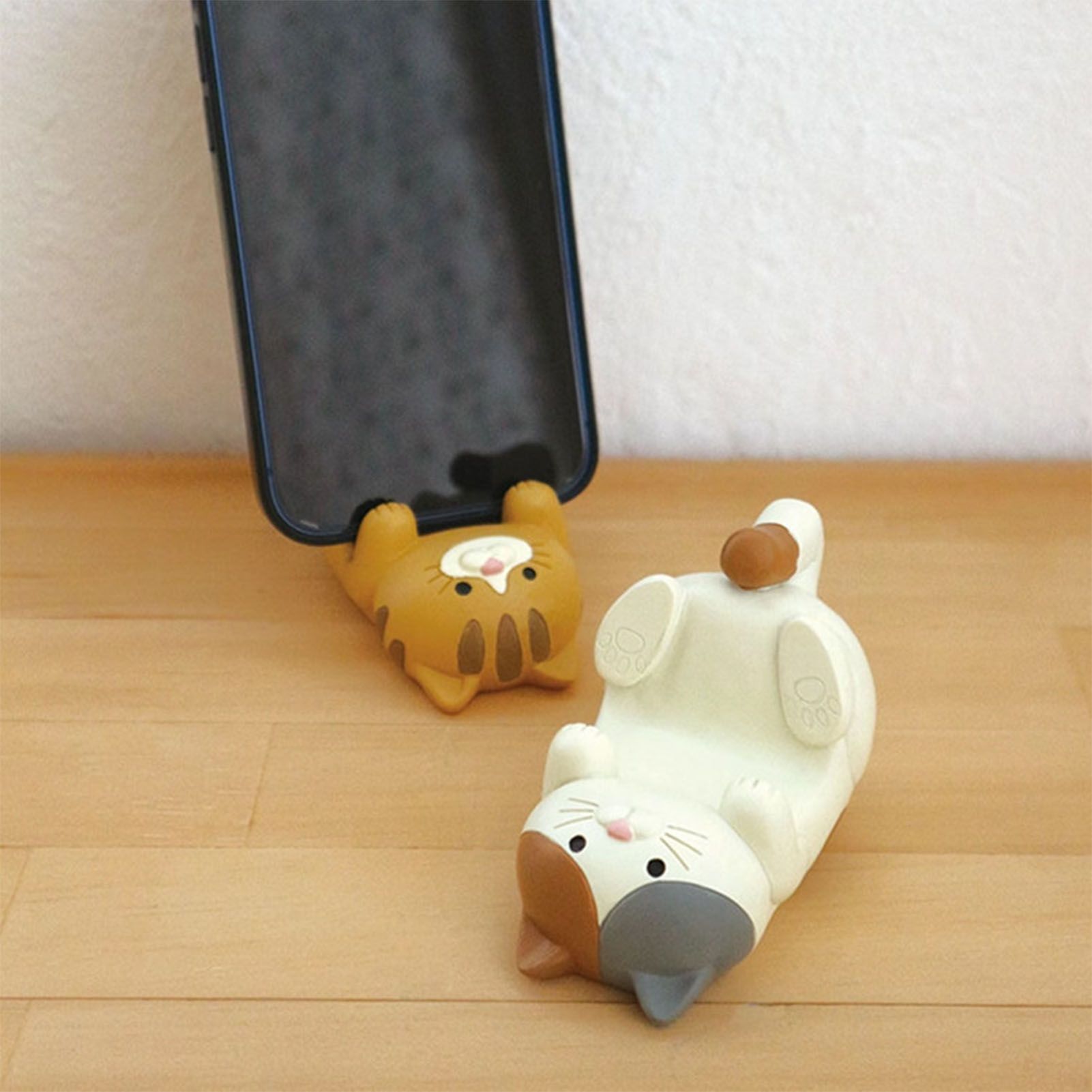 Cat Ornament Multifunctional Phone Tablet Glasses Pen Holder Desk Decoration for Home Ocelot - Image 6