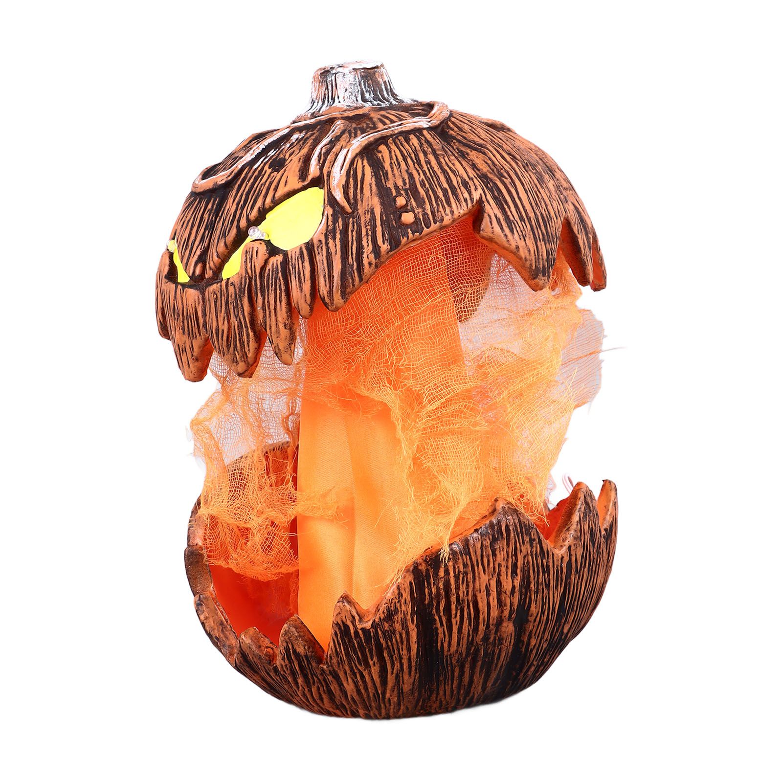 20cm Voice Activated Pumpkin Lifting Lighting Pumpkin Decoration for Indoor Lawn Table Halloween Haunted House - Image 2
