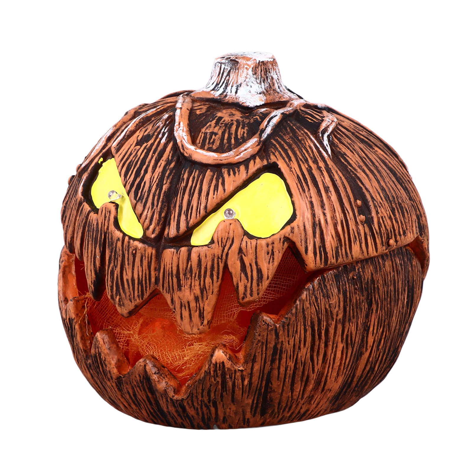 20cm Voice Activated Pumpkin Lifting Lighting Pumpkin Decoration for Indoor Lawn Table Halloween Haunted House - Image 5