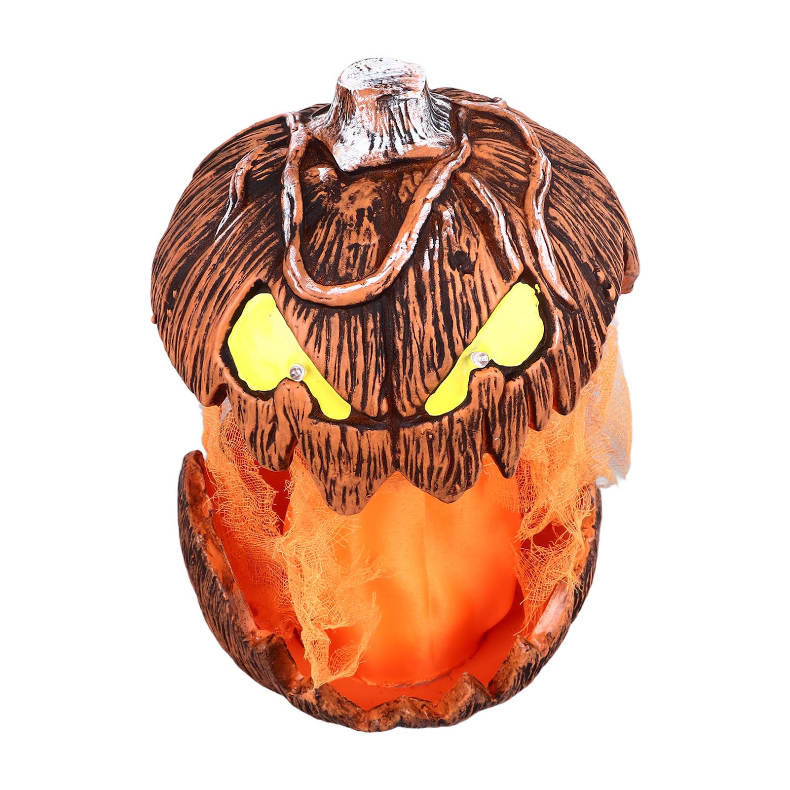 20cm Voice Activated Pumpkin Lifting Lighting Pumpkin Decoration for Indoor Lawn Table Halloween Haunted House - Image 8