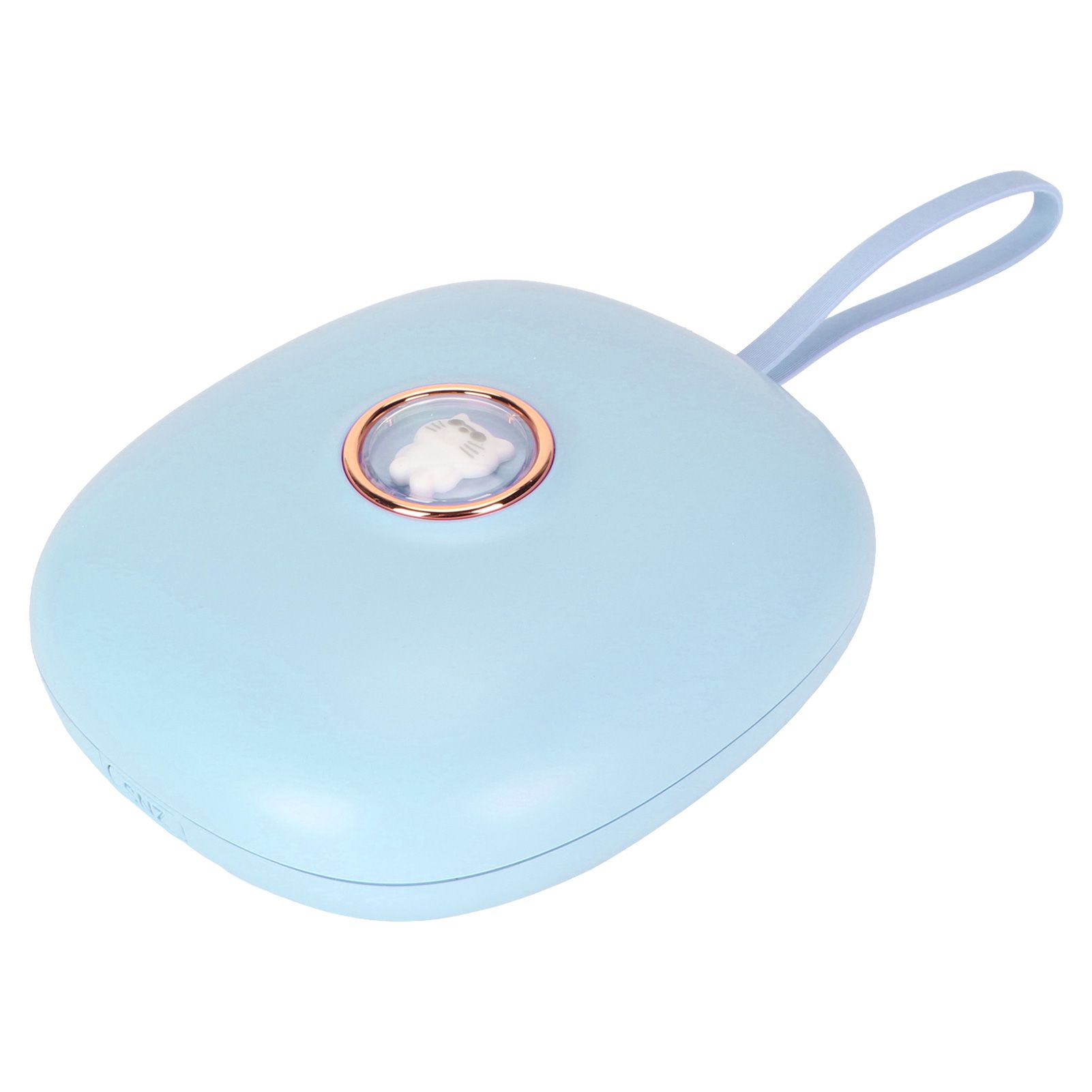 Vibrating Digital Alarm Clock Portable LED Electronic Digital Alarm Clock for Heavy Sleepers Students Children Sky Blue - Image 2