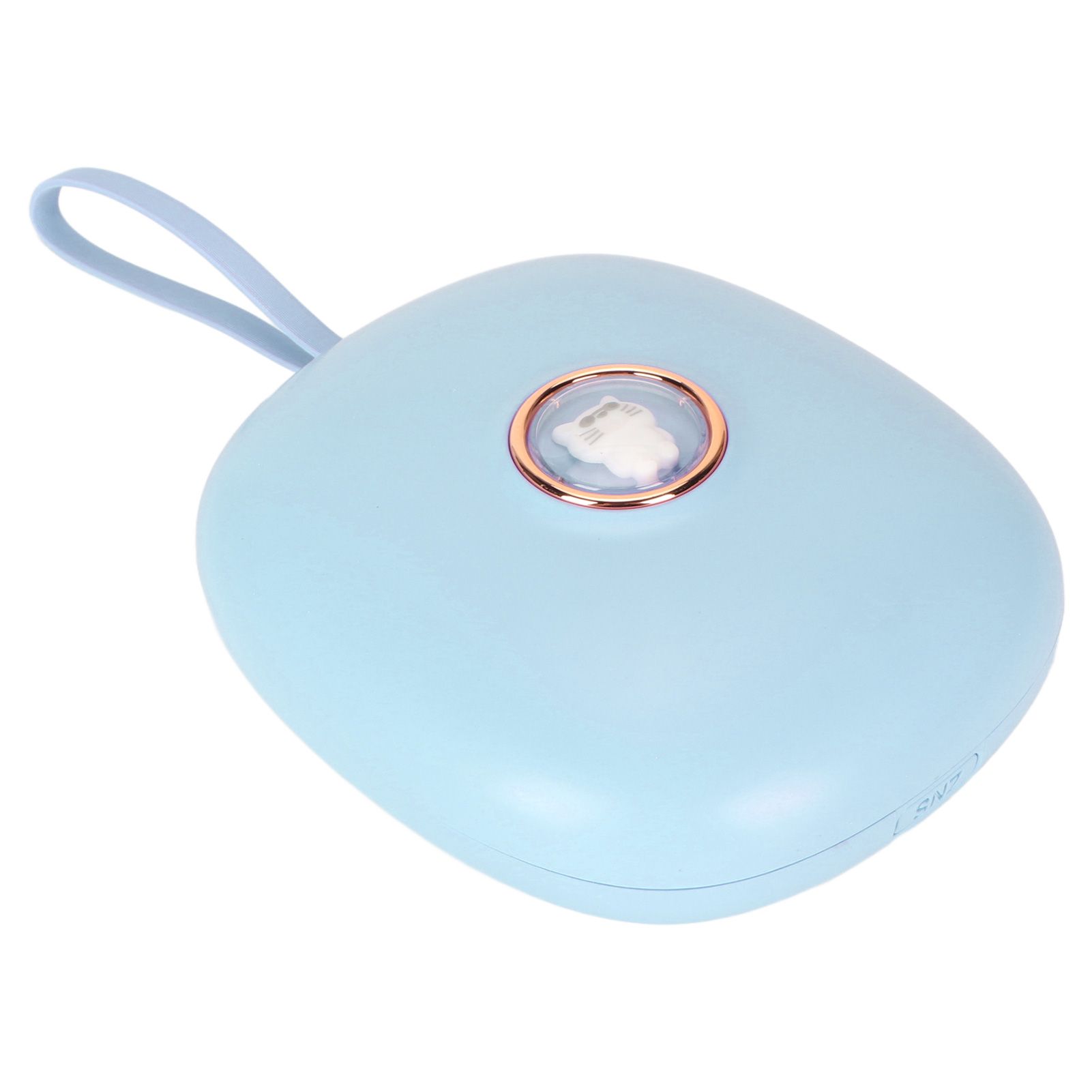 Vibrating Digital Alarm Clock Portable LED Electronic Digital Alarm Clock for Heavy Sleepers Students Children Sky Blue - Image 4