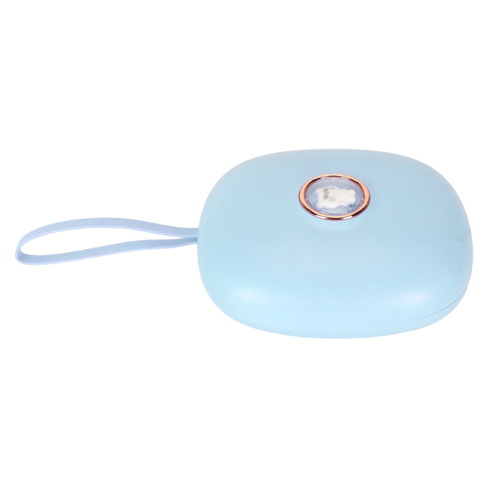 Vibrating Digital Alarm Clock Portable LED Electronic Digital Alarm Clock for Heavy Sleepers Students Children Sky Blue - Image 5