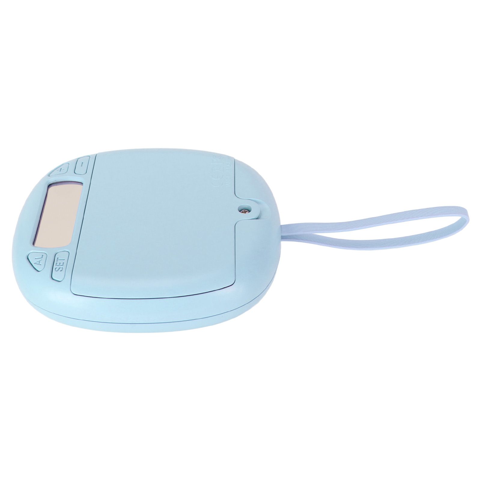 Vibrating Digital Alarm Clock Portable LED Electronic Digital Alarm Clock for Heavy Sleepers Students Children Sky Blue - Image 8