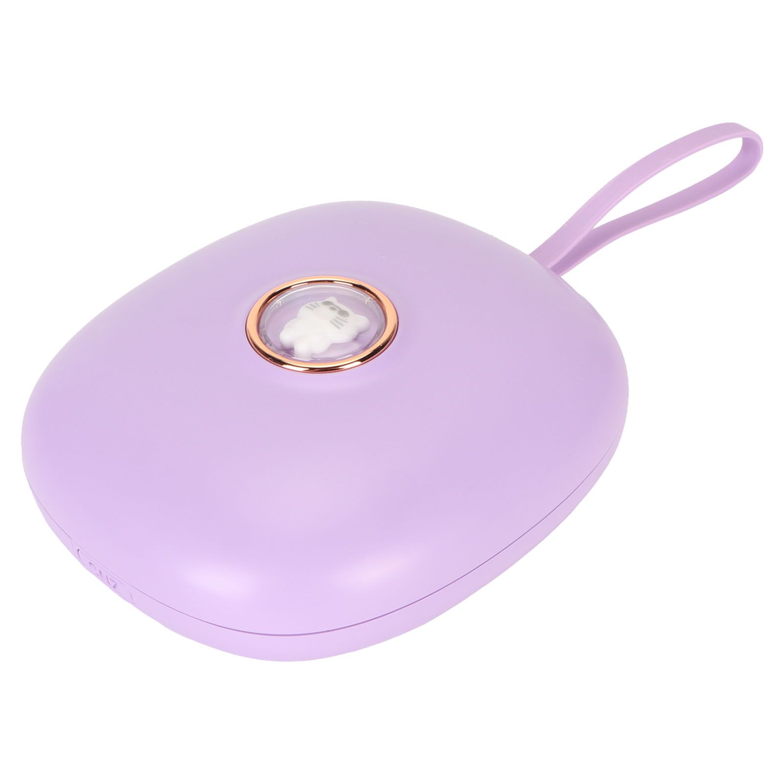 Vibrating Digital Alarm Clock Portable LED Electronic Digital Alarm Clock for Heavy Sleepers Students Children Lilac Purple - Image 2
