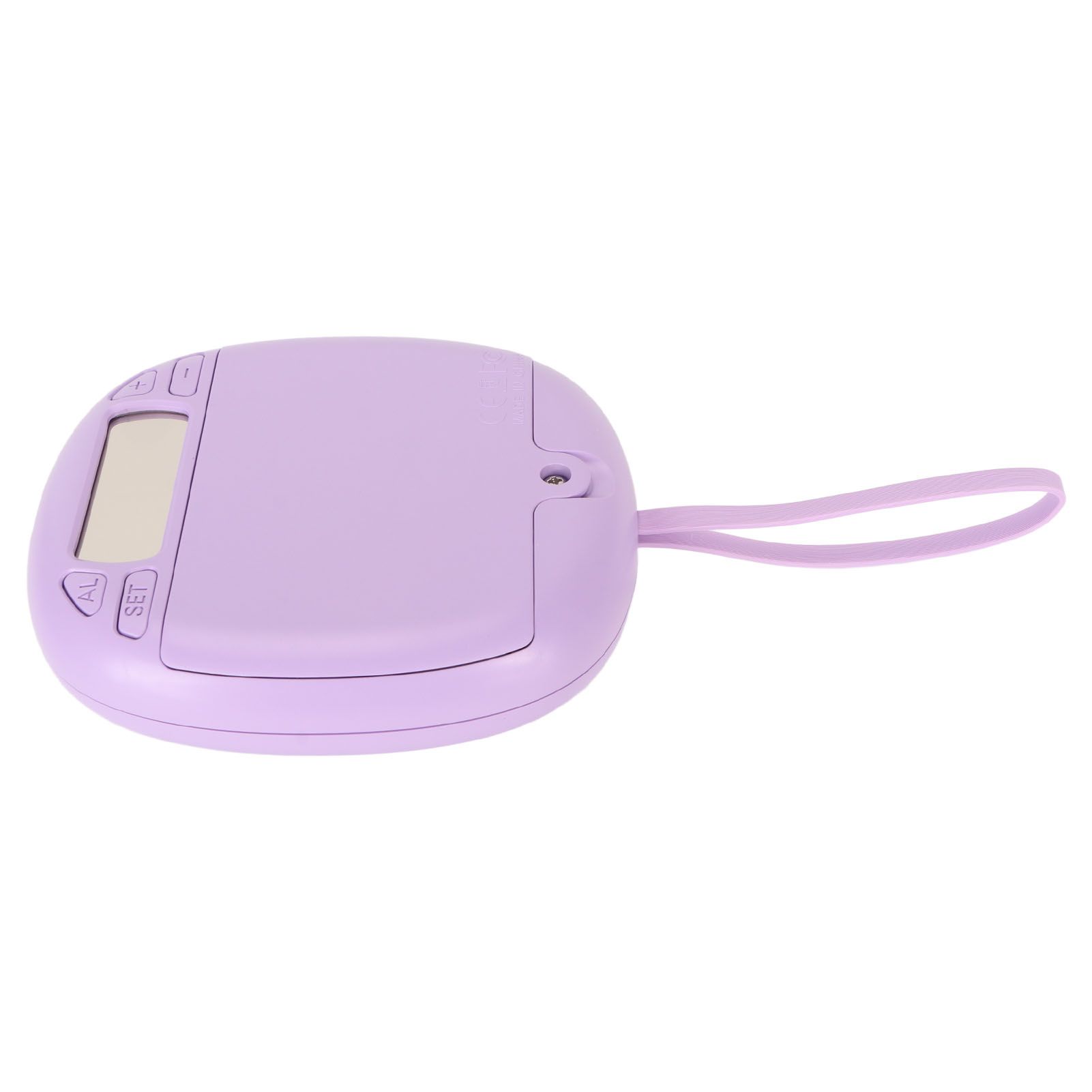 Vibrating Digital Alarm Clock Portable LED Electronic Digital Alarm Clock for Heavy Sleepers Students Children Lilac Purple - Image 8