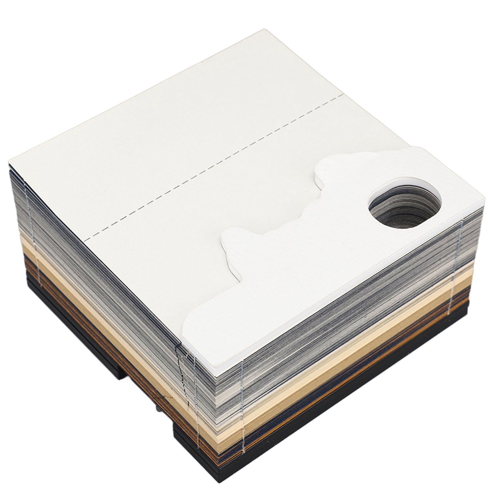 Castle 3D Memo Pad Multifunction 2024 Calendar Notepad Convenience Stickers with Light Christmas Gift - Image 5