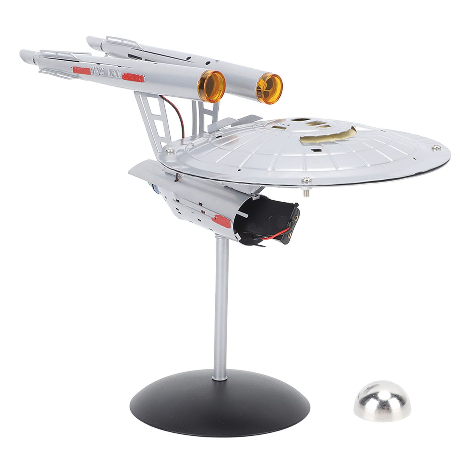 Spaceship Model with Lights 1:1000 Life Like High Durability Spaceship Toy for Display Collection - Image 1