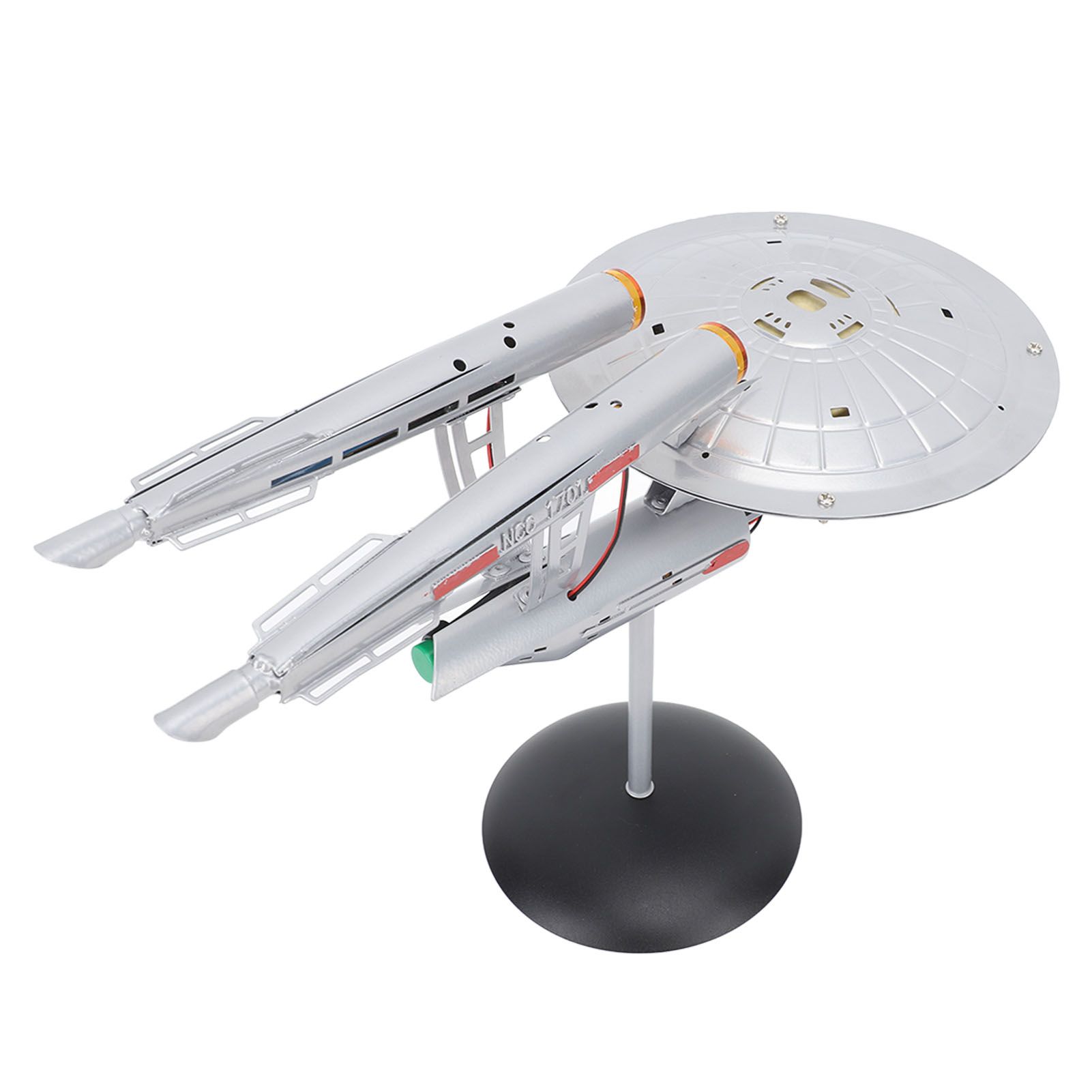 Spaceship Model with Lights 1:1000 Life Like High Durability Spaceship Toy for Display Collection - Image 7