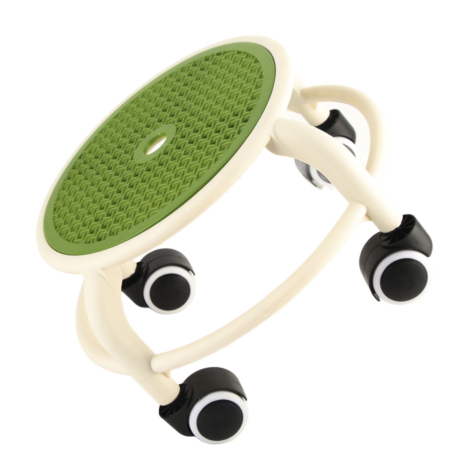 Round Rolling Low Stool Comfortable Universal Wheel Movable Mini Stool High Weight Capacity for Home Green - Image 8