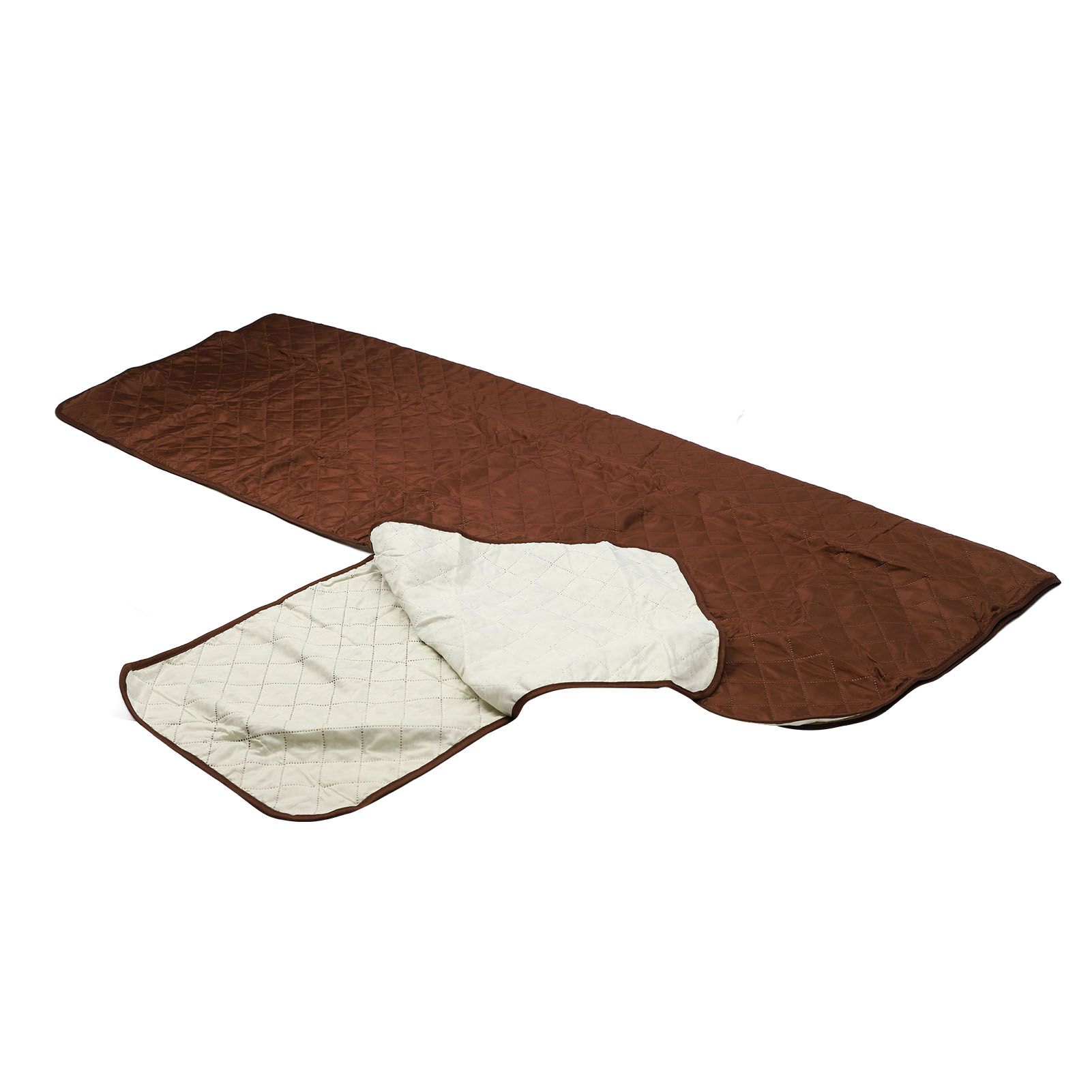 Sofa Protective Cover Waterproof Washable Wear Resistant 2 Seats Polyester Mat for Pets Brown - Image 3