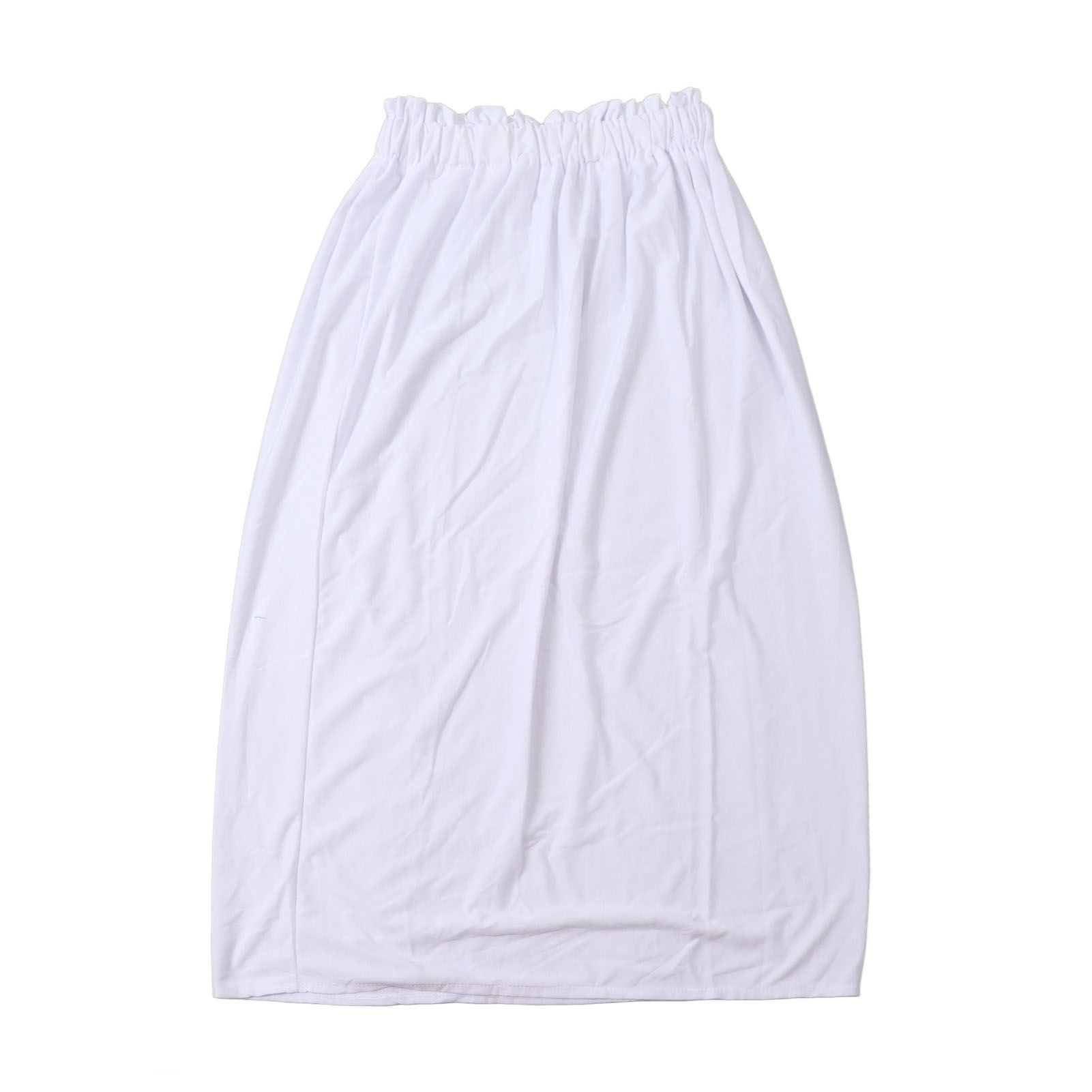 Women Bath Towel Wrap Cotton Boob Tube Top Bath Towel Skirt Dree for Travel Beach White - Image 1
